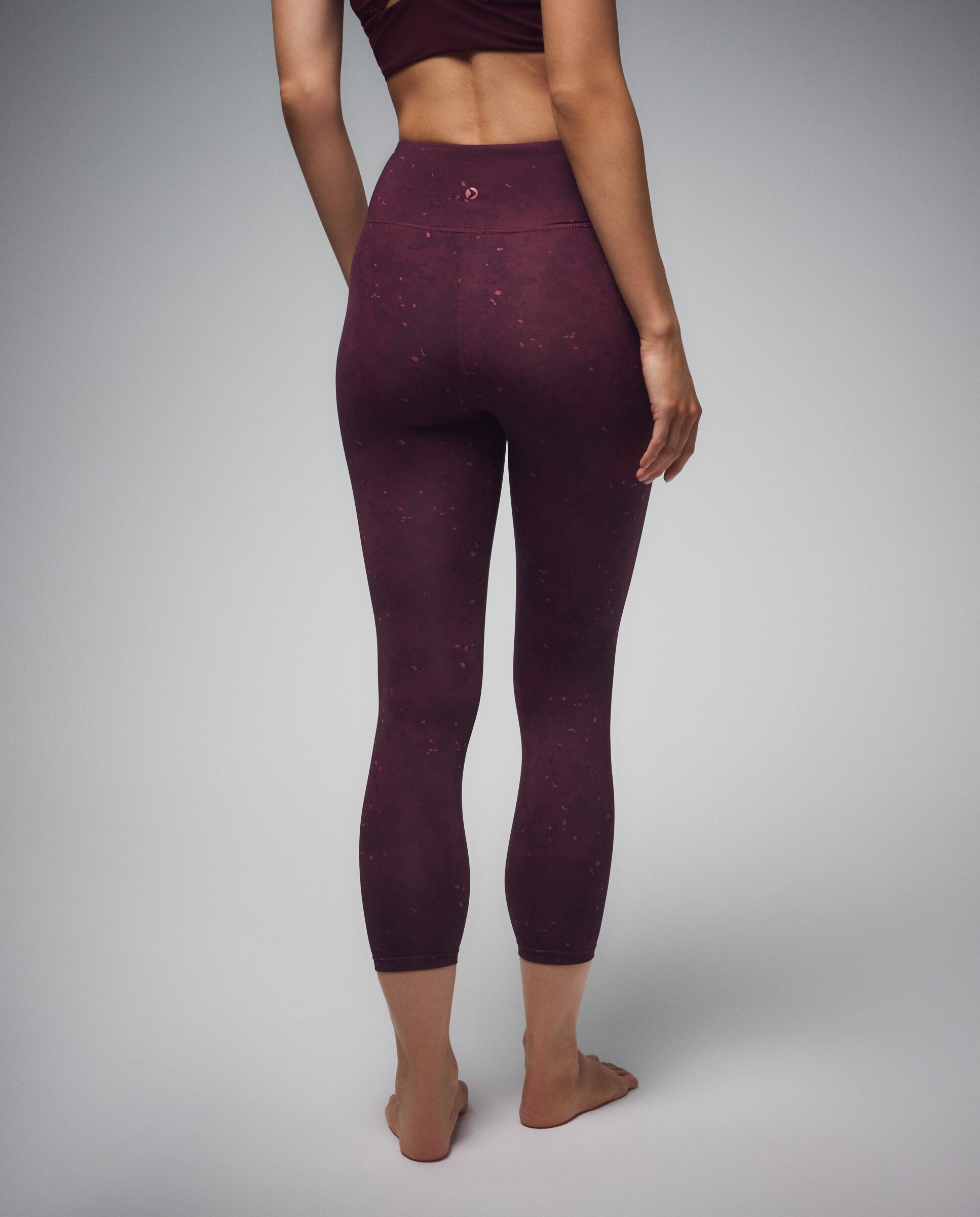 Imagen 3 de Malla larga cintura en V de Yoga de mujer Boomerang - Rosa Rosa