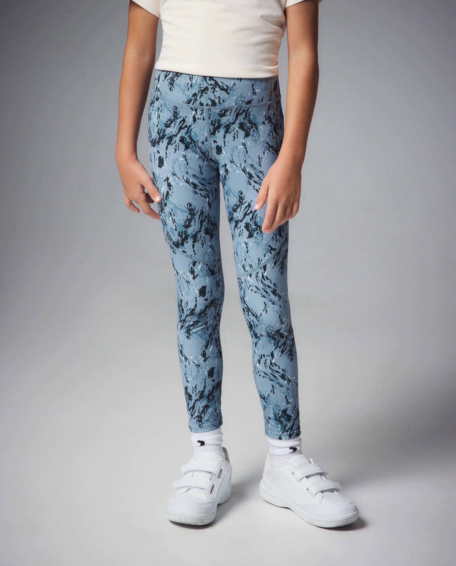 Leggings de Training de Menina 510 Verde Claro-2