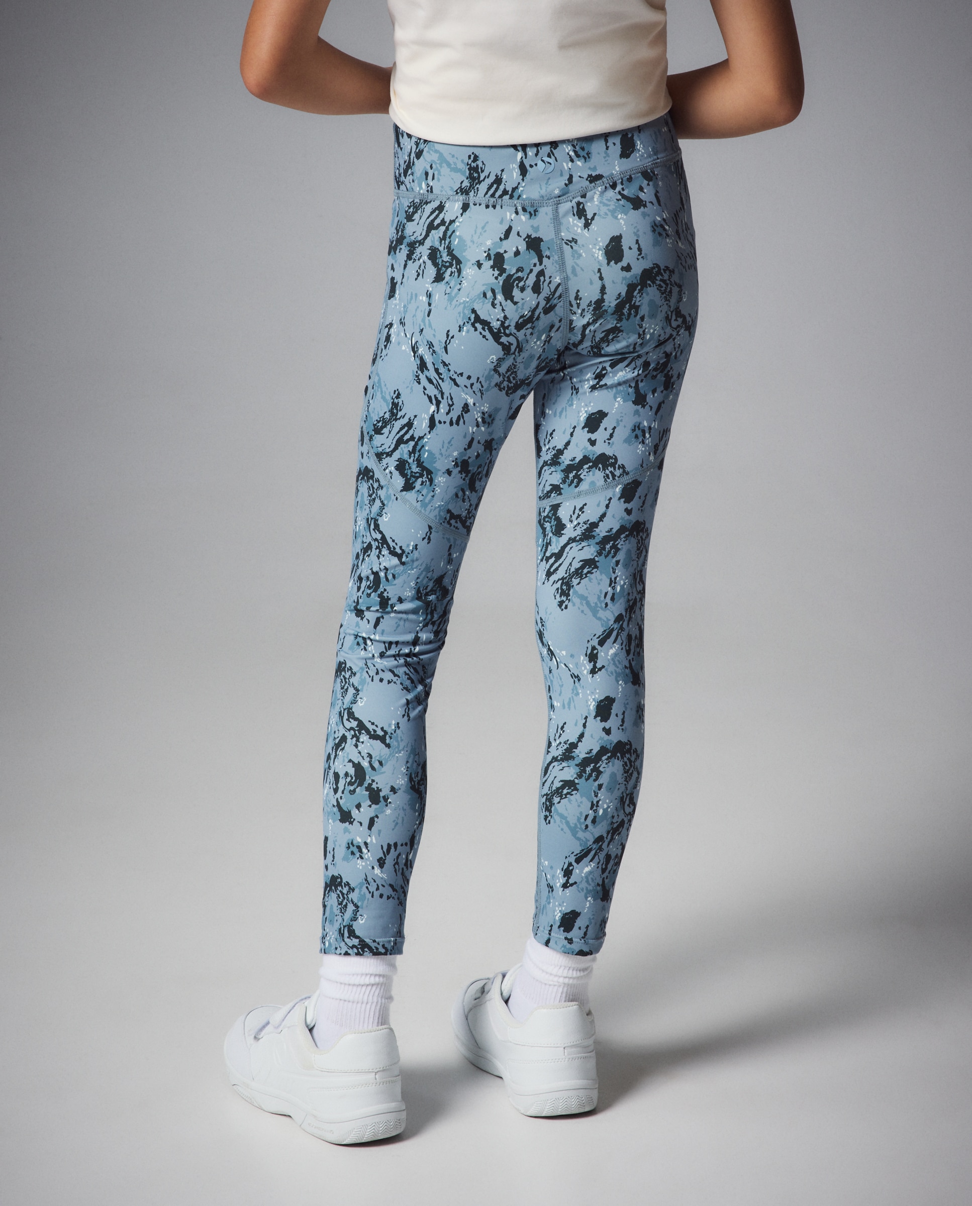 Leggings de Training de Menina 510 Verde Claro-3