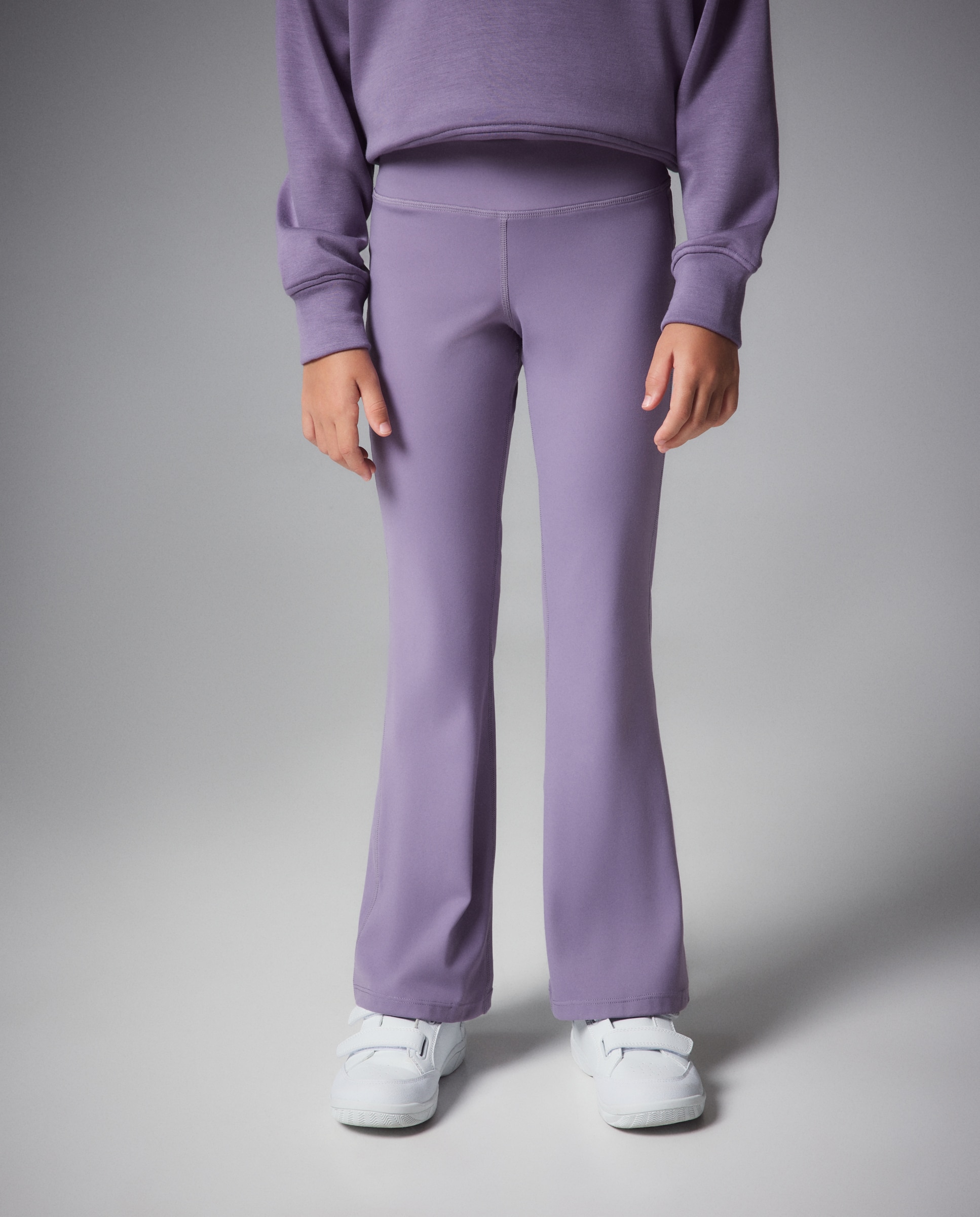 Leggings Flare de Training de Menina 282 Malva-2