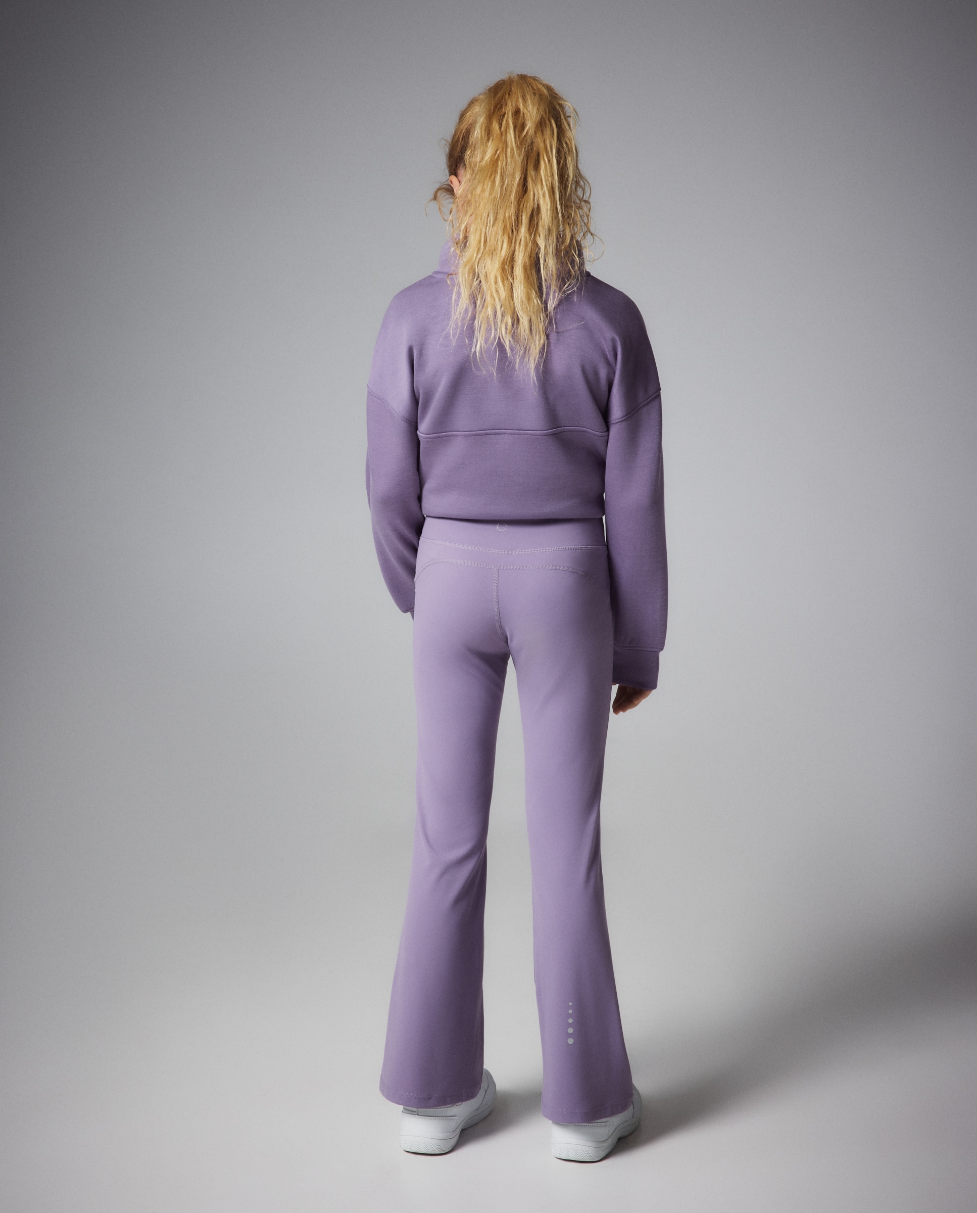 Leggings Flare de Training de Menina 282 Malva-3