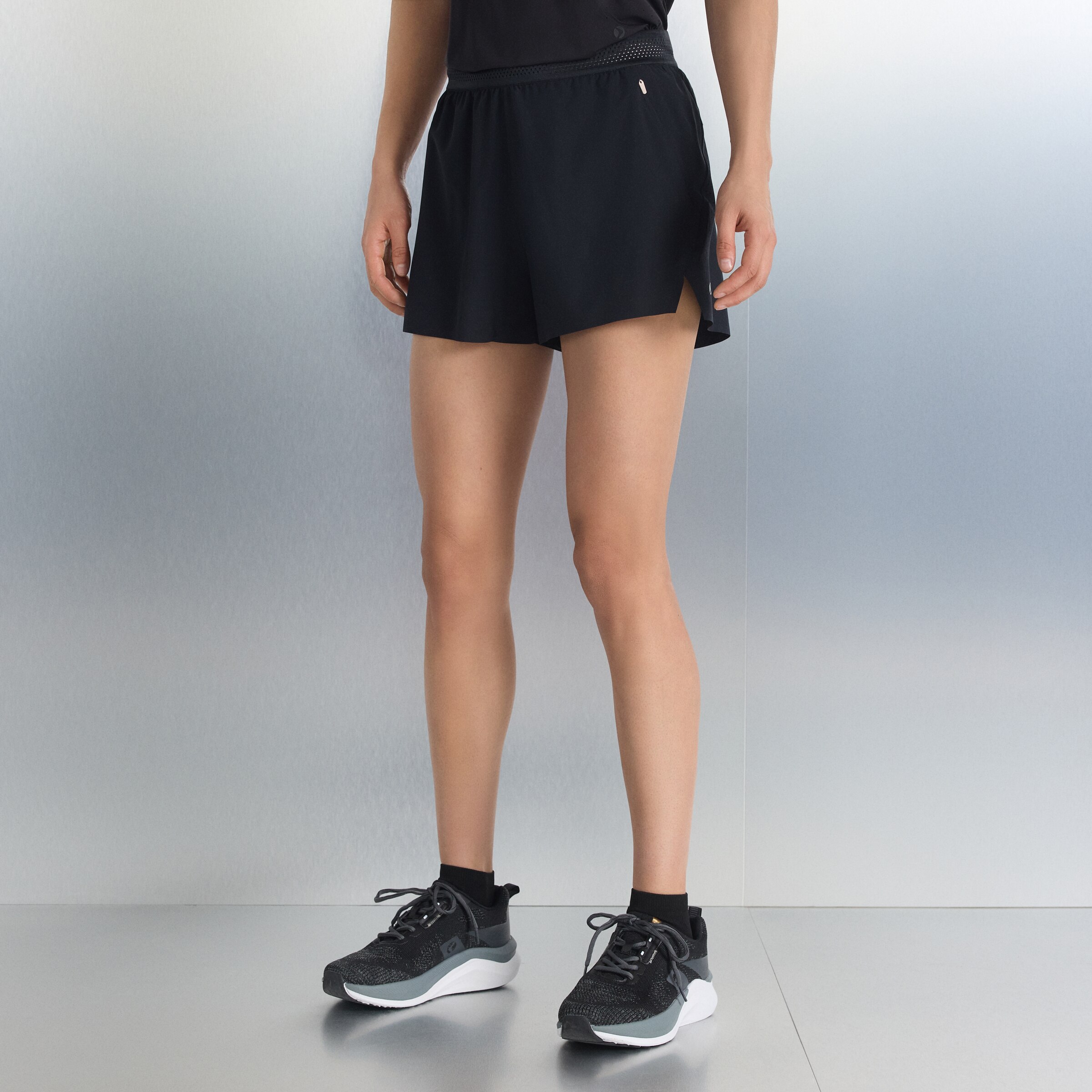 Short de training de mujer Boomerang - 510 Verde claro Negro-2