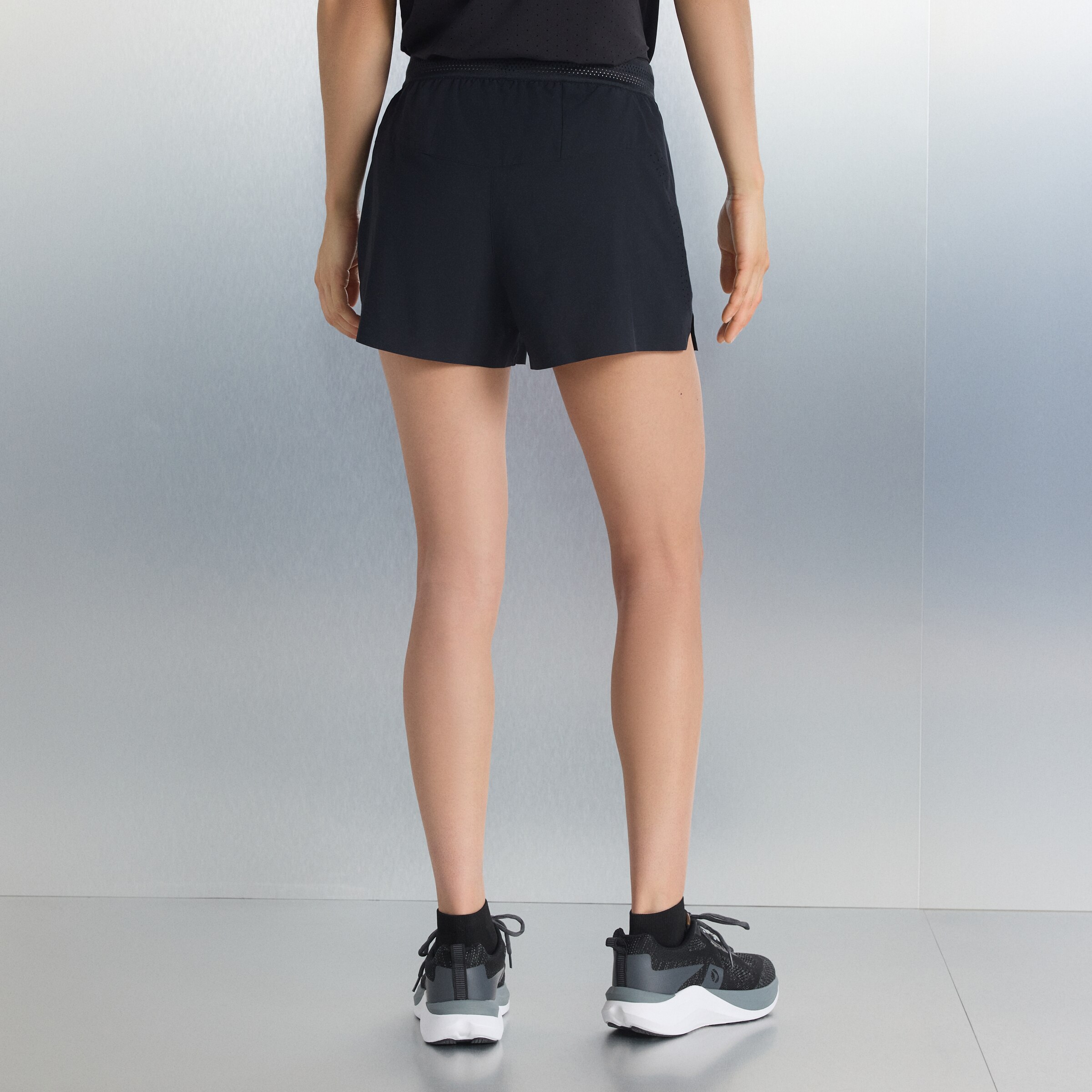 Short de training de mujer Boomerang - 510 Verde claro Negro-3
