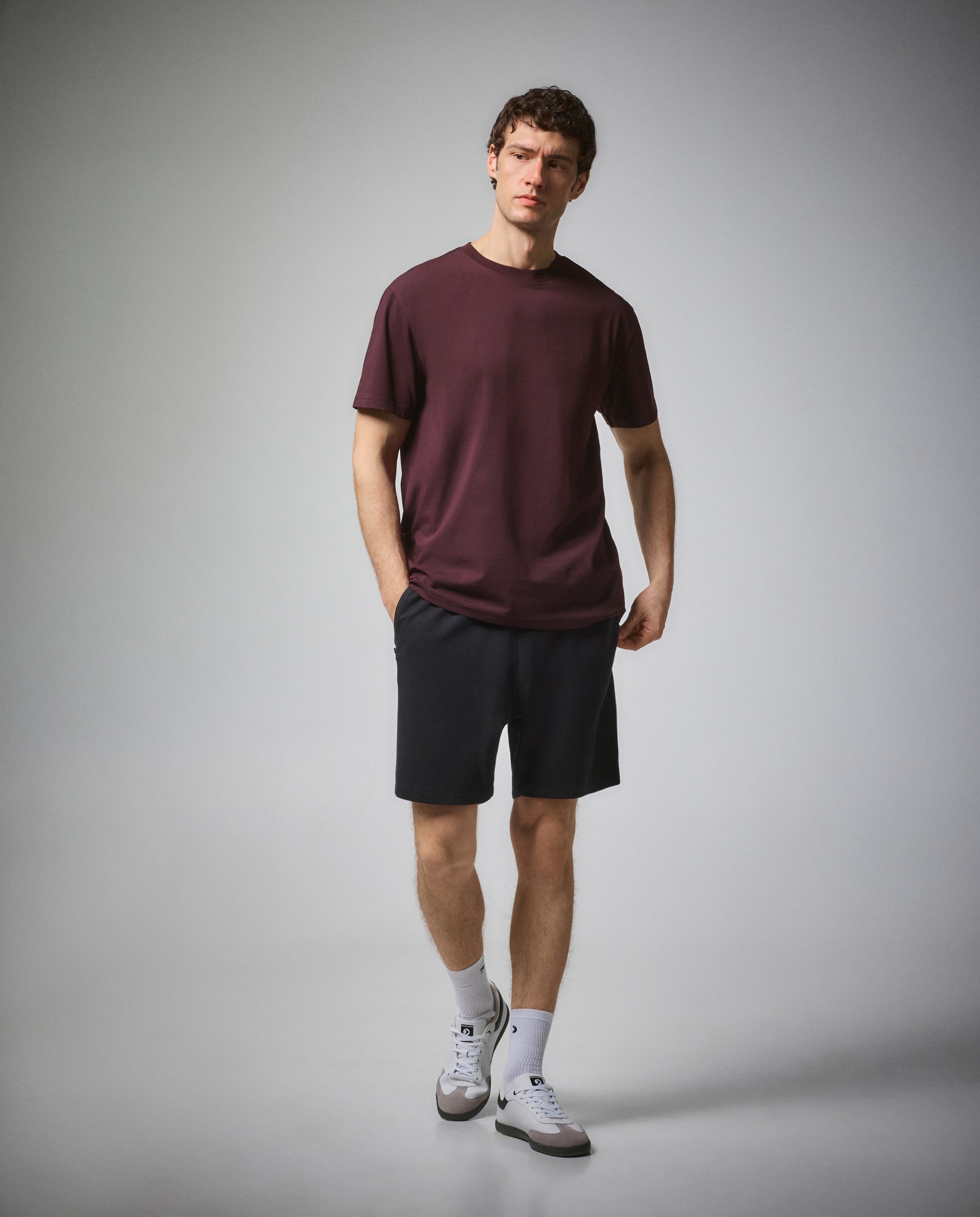 Pantalón corto Sportcasual de hombre Boomerang - Negro Negro-1