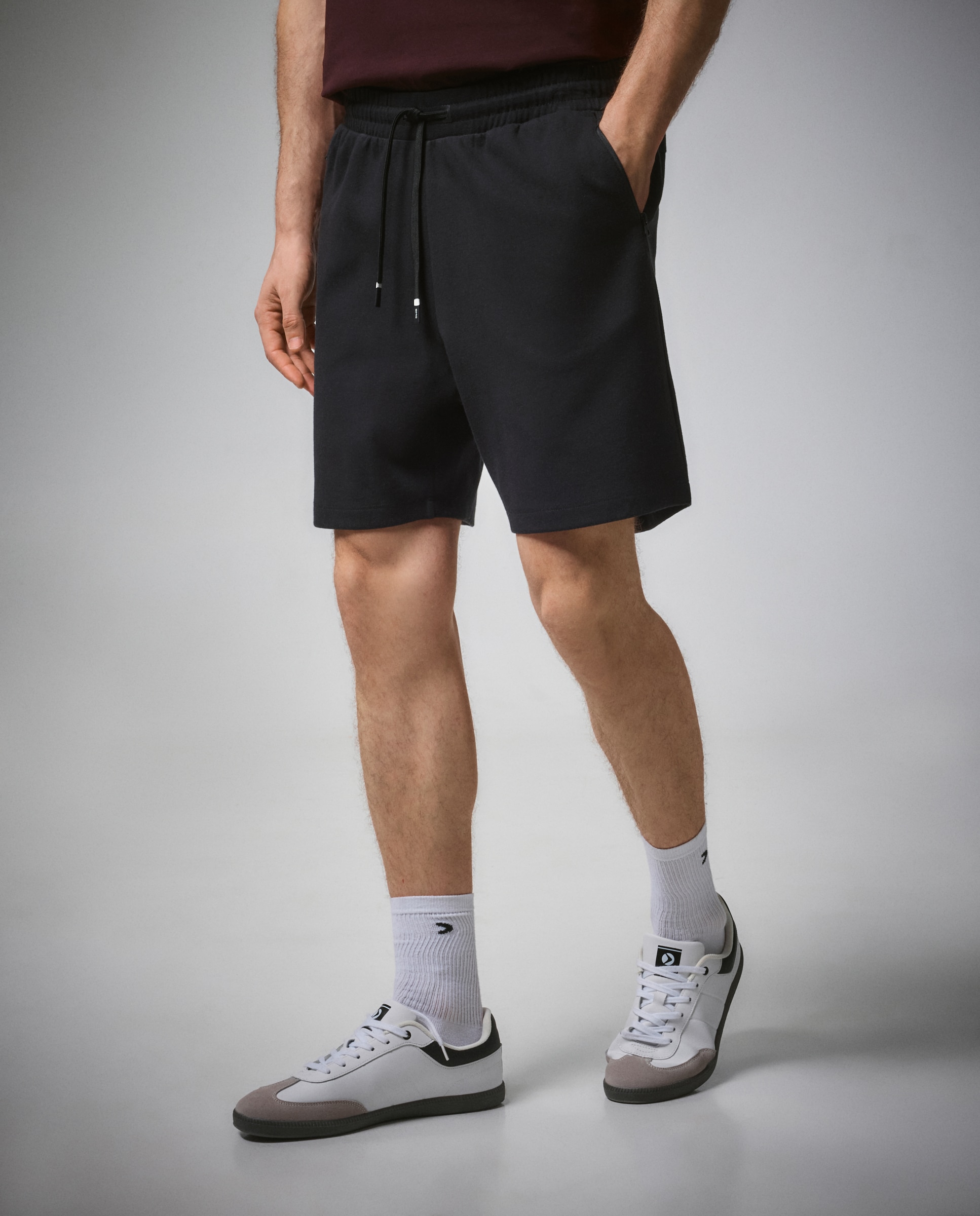 Pantalón corto Sportcasual de hombre Boomerang - Negro Negro-2