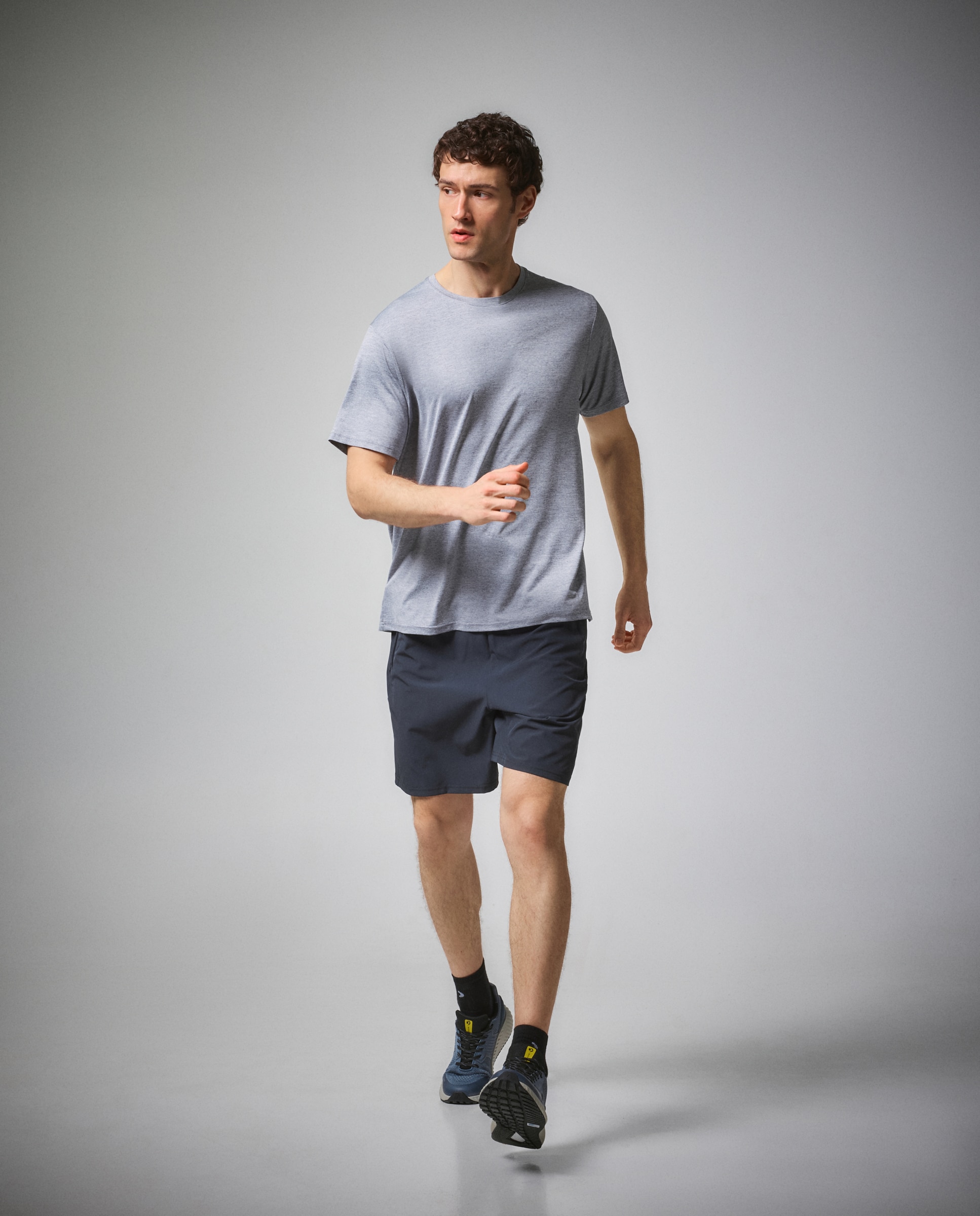 Pantalones cortos de 5" de training de hombre Boomerang - 830 Antracita 830 Antracita-1