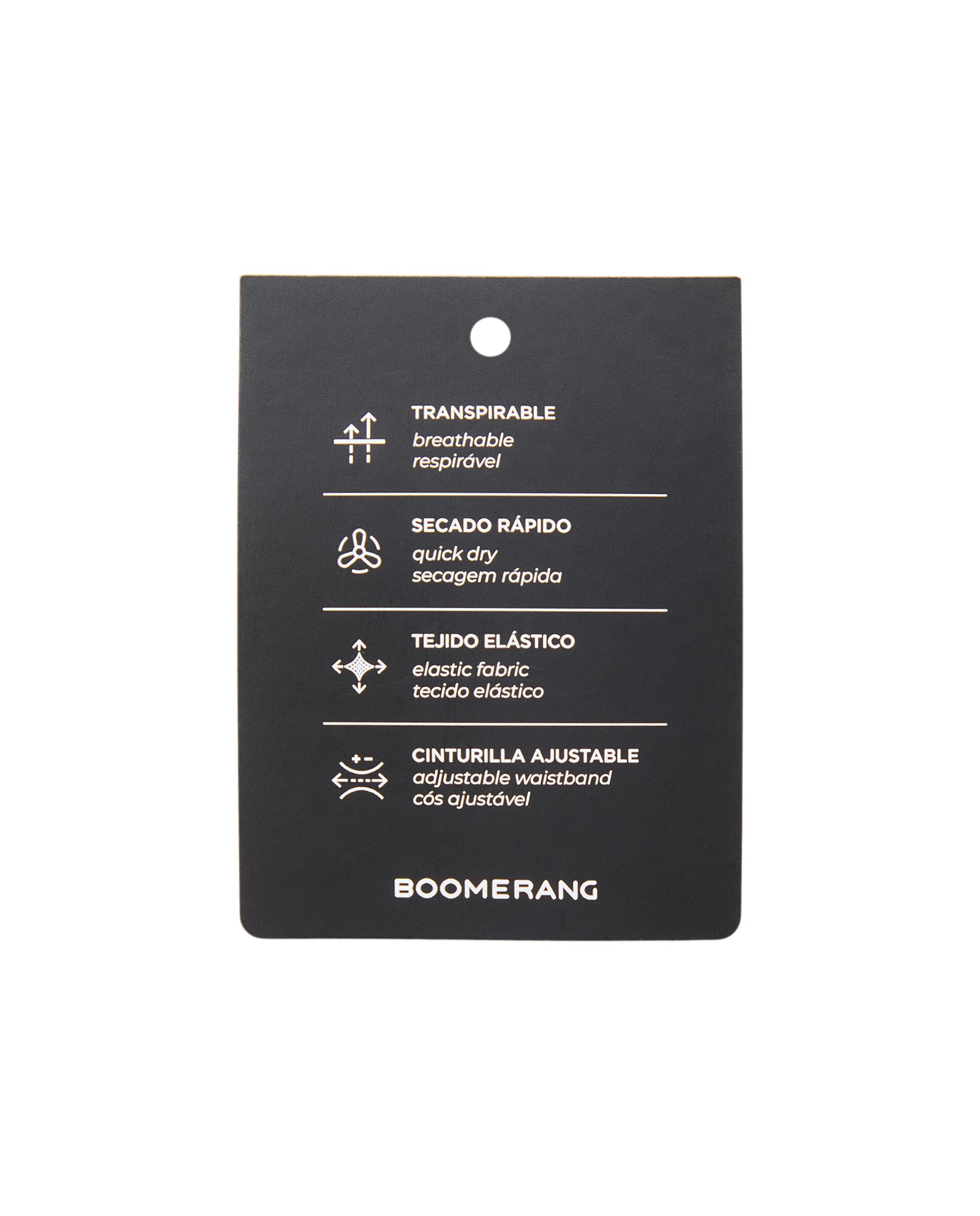 Pantalones cortos de 5" de training de hombre Boomerang - 830 Antracita 830 Antracita-6