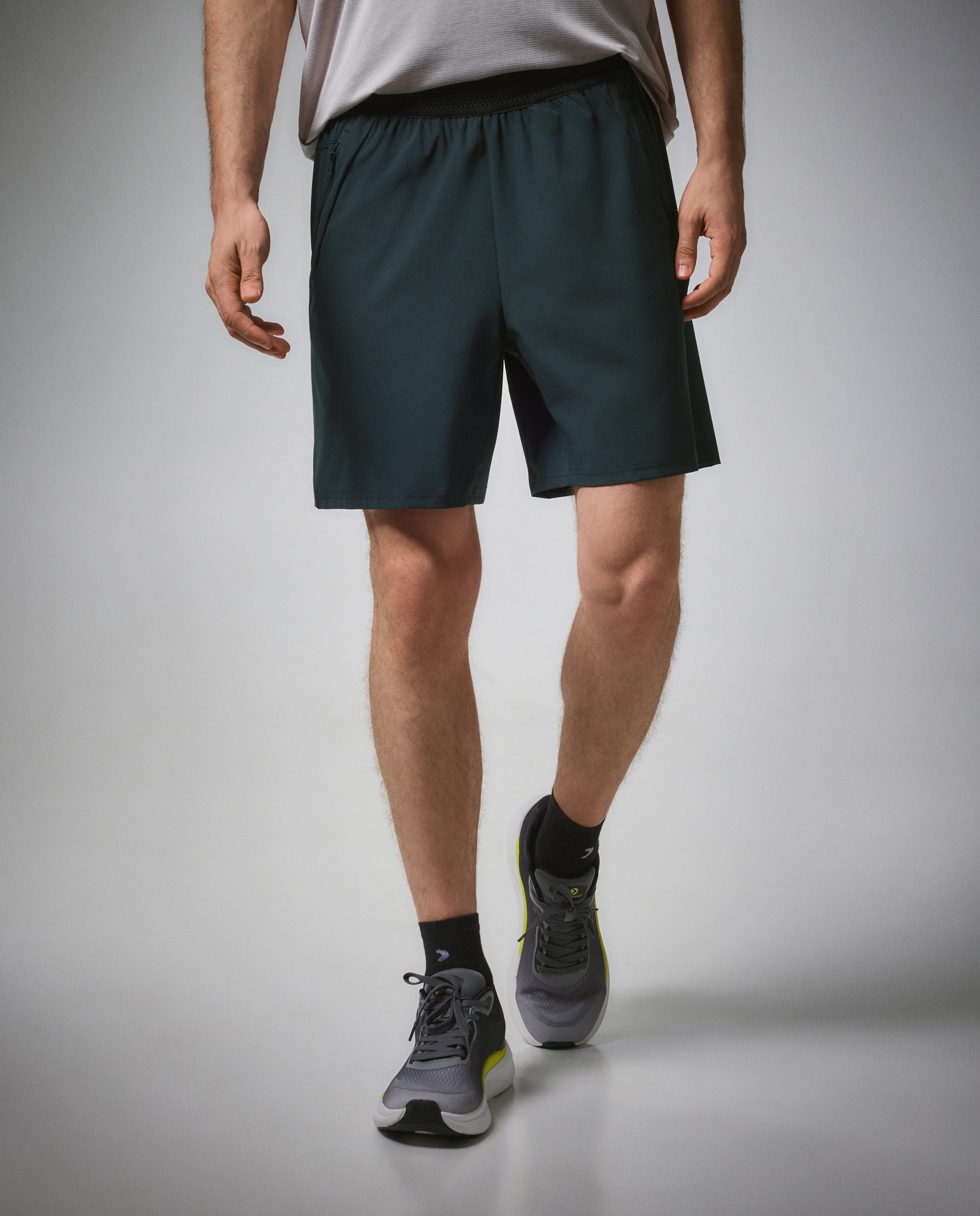 Calções de 5" de Training de Homem Verde Bilhar-2