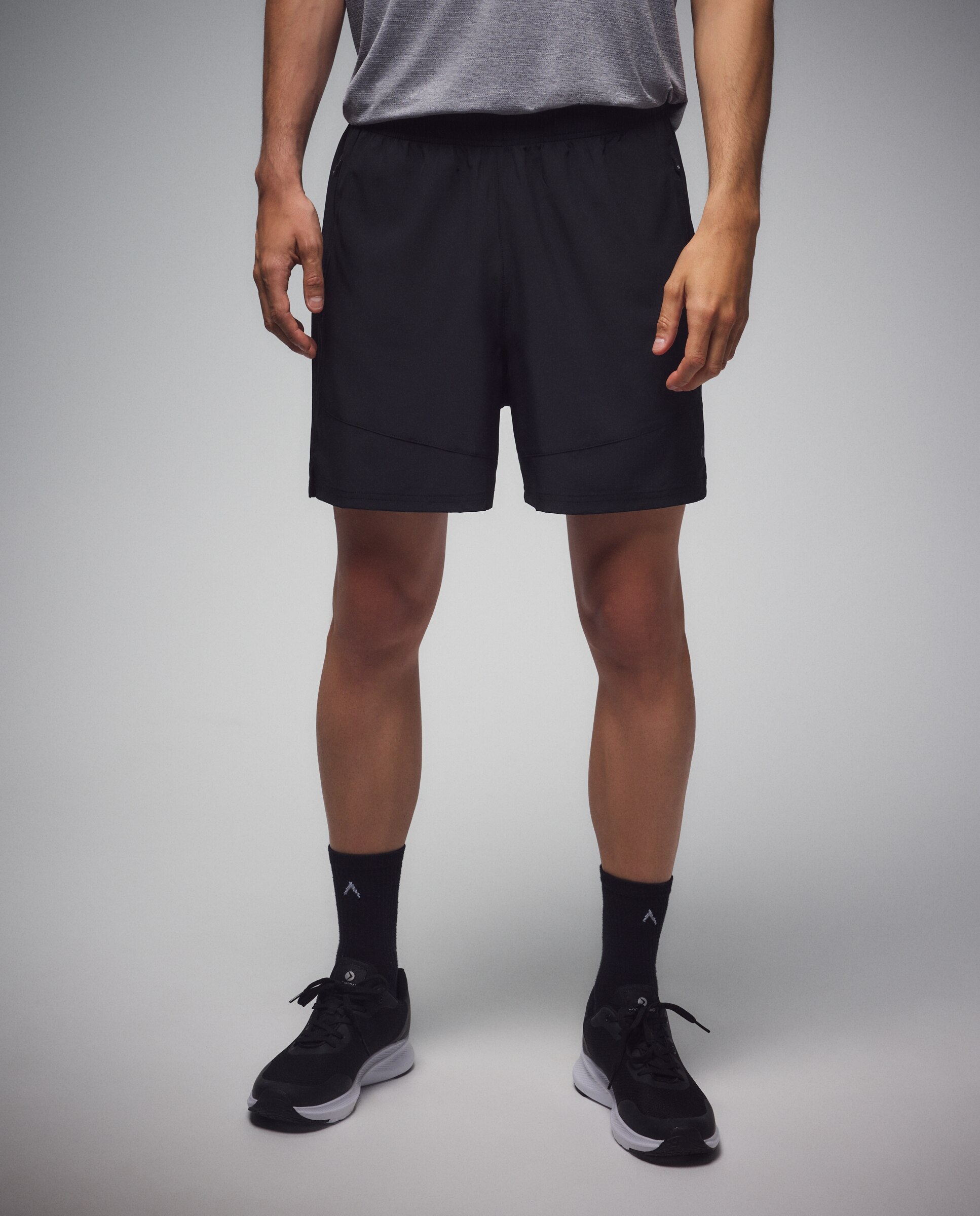 Pantalones cortos de 5" de training de hombre Boomerang - Negro Negro-2