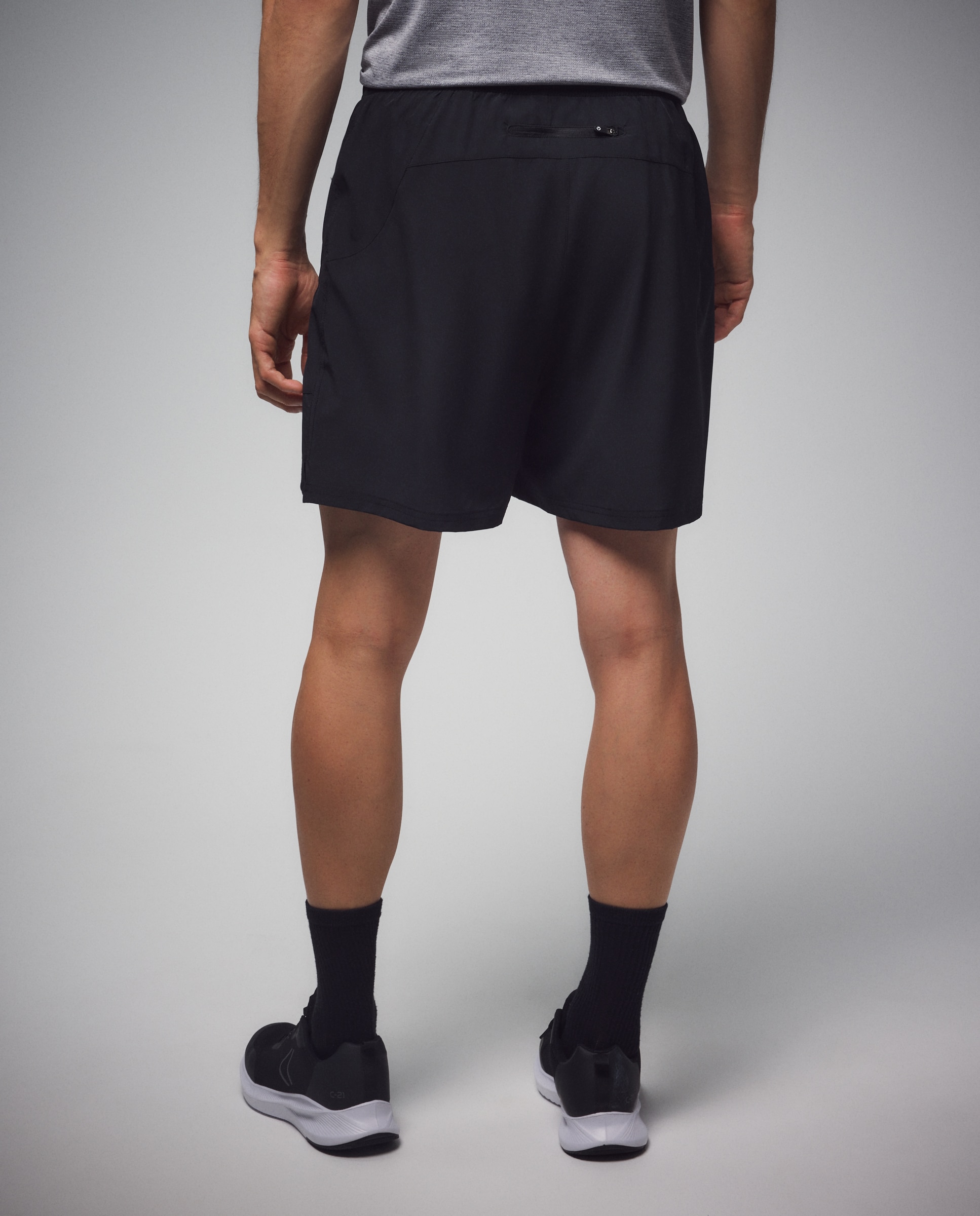Pantalones cortos de 5" de training de hombre Boomerang - Negro Negro-3