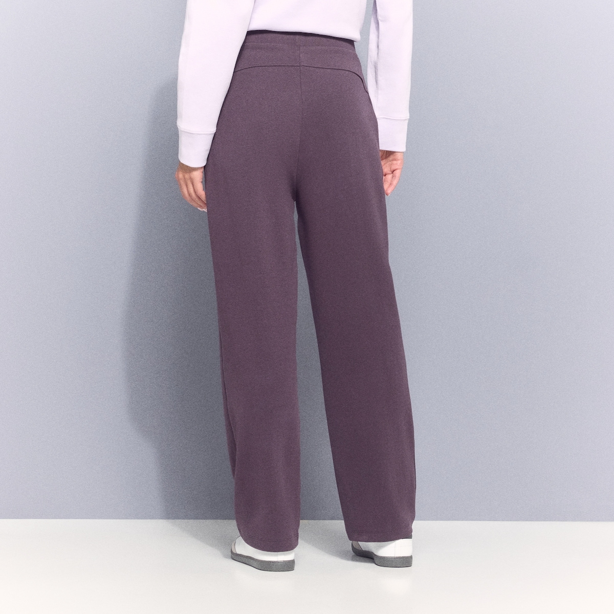 Calças Largas Sportcasual de Mulher Roxo-3