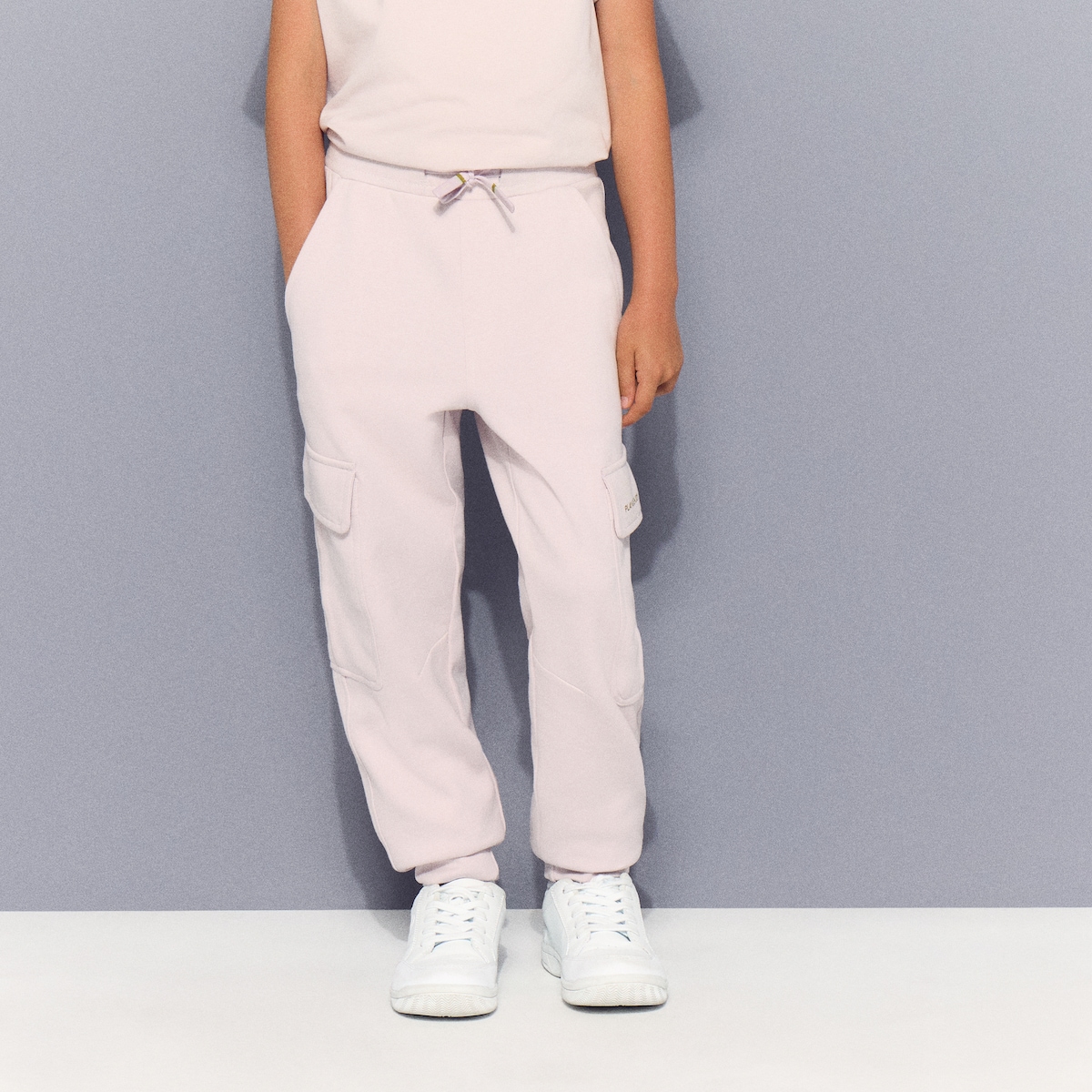 Calças Cargo Sportcasual de Menina Roxo-2