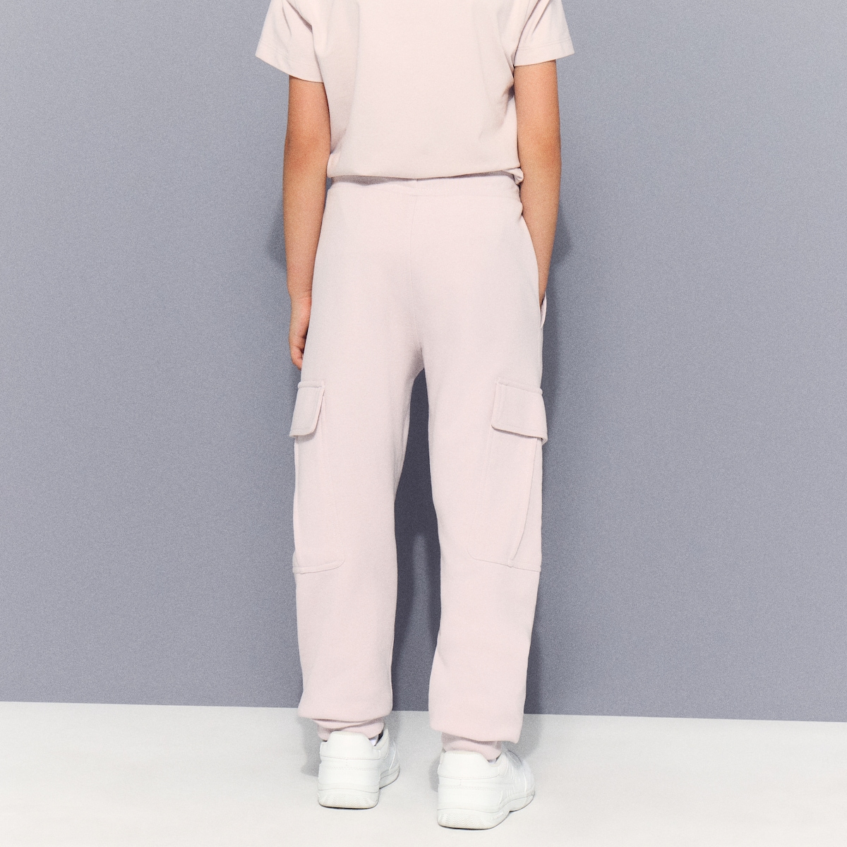 Calças Cargo Sportcasual de Menina Roxo-3