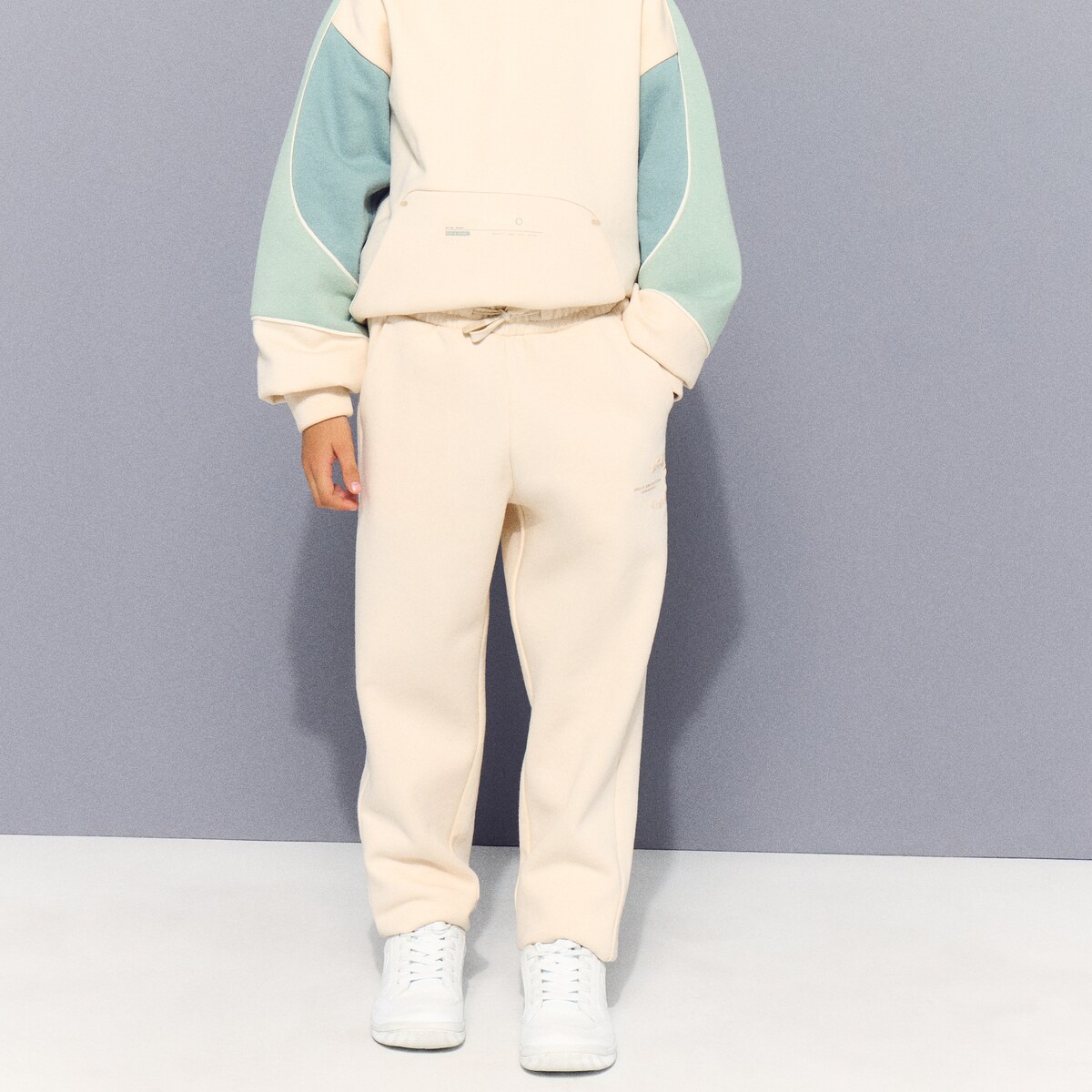 Calças Quentes Sportcasual de Menina Castanho-2