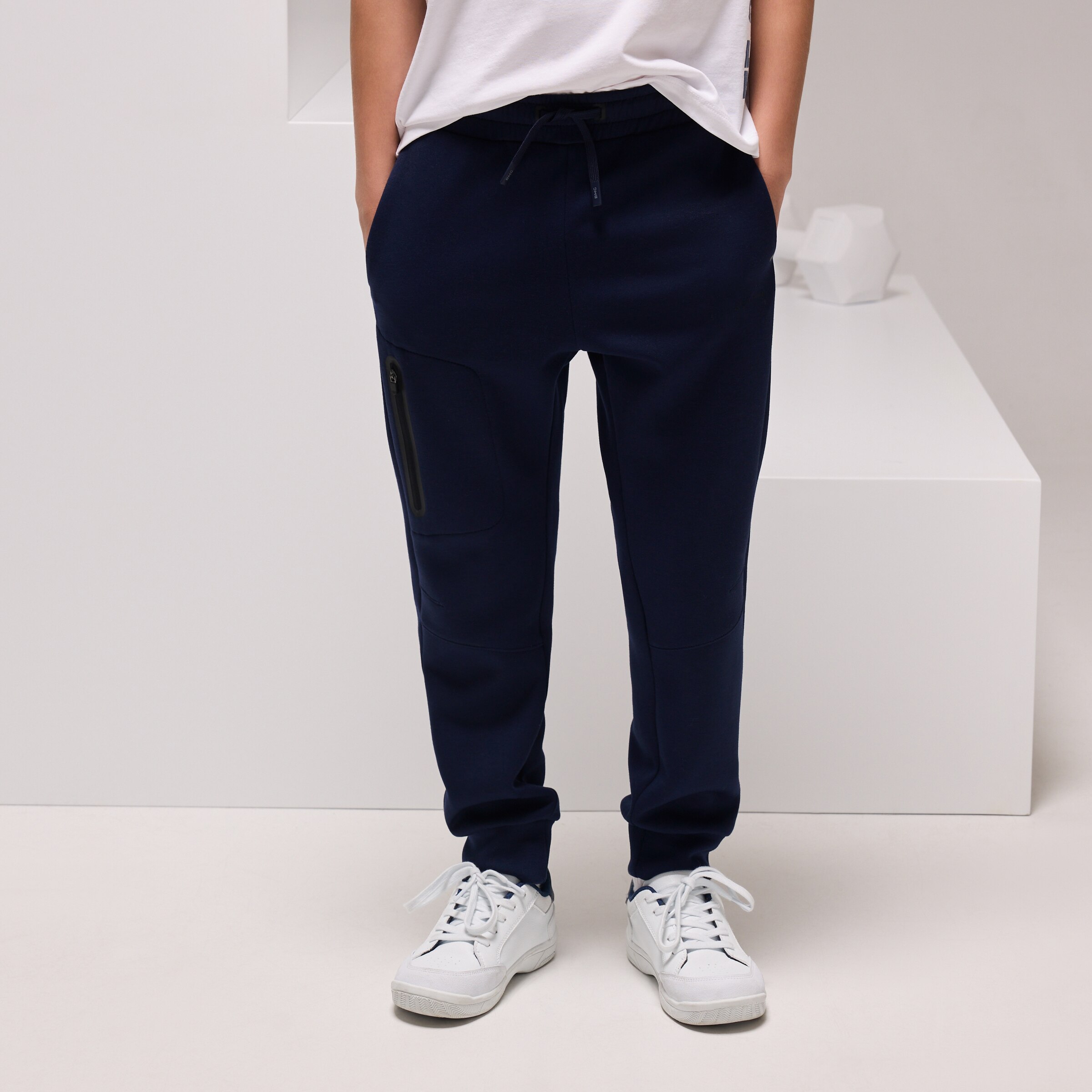 Calças de Viscose Sportcasual de Menino Azul-marinho-2