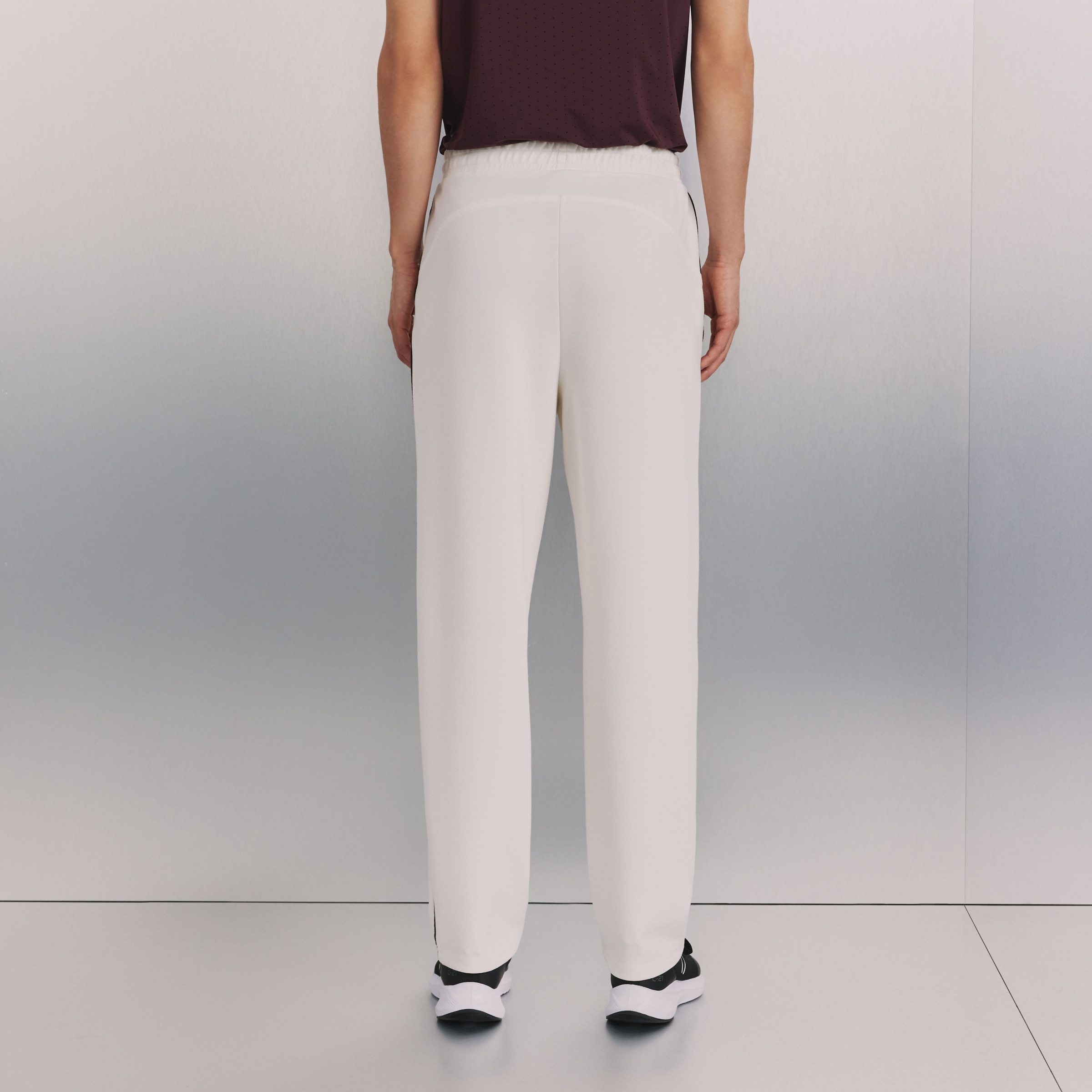 Calças de Modal Sportcasual de Mulher Baunilha-3