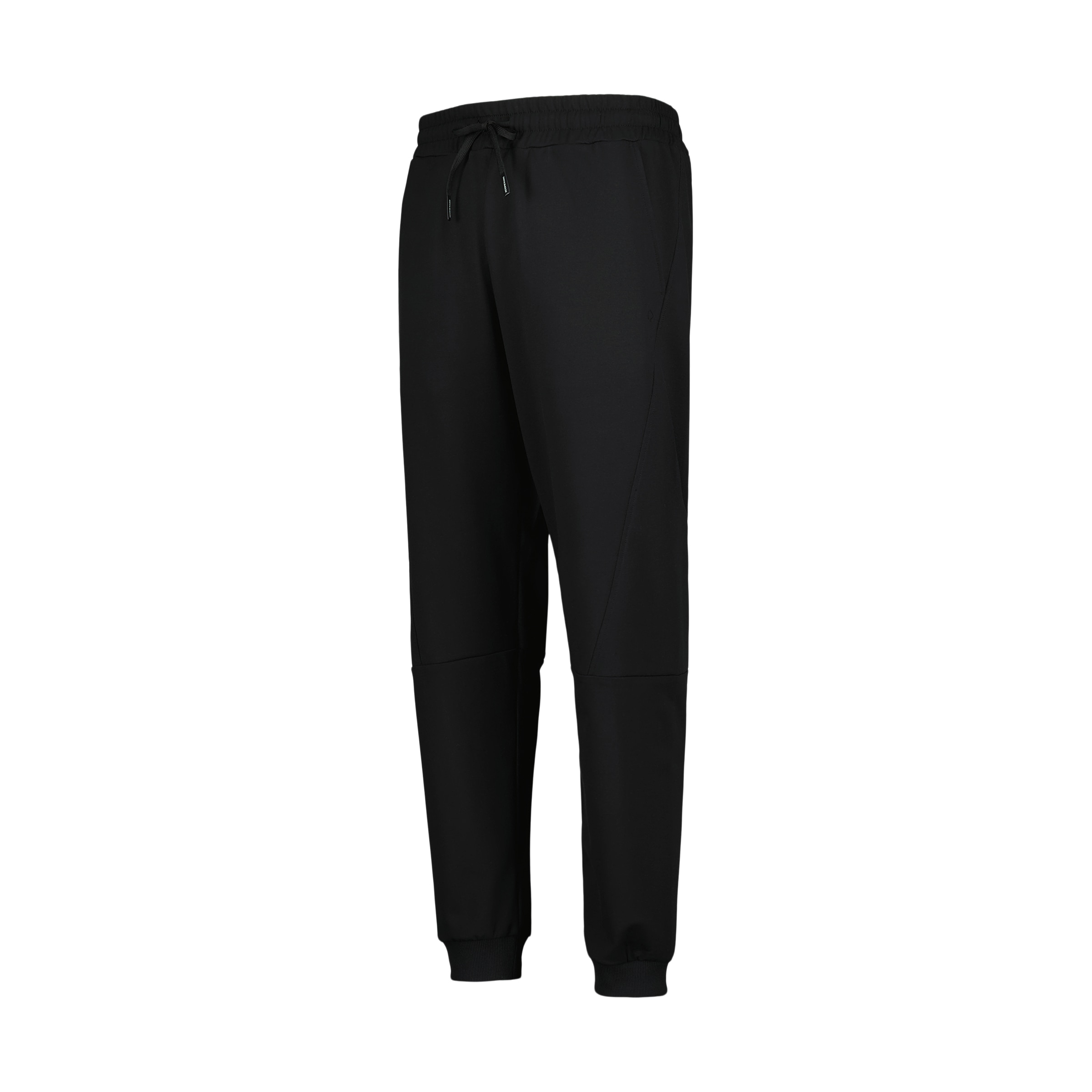 Calças com Punho Sportcasual de Homem Preto-4