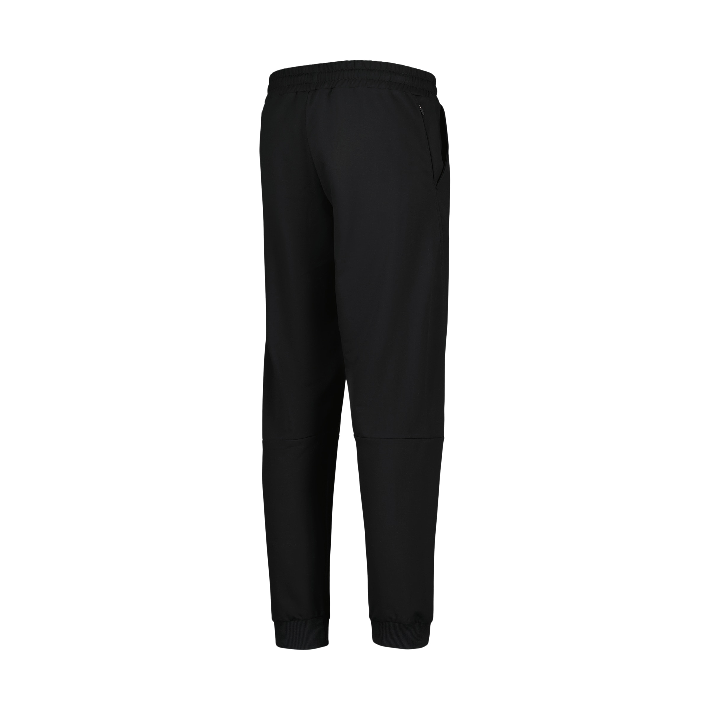 Calças com Punho Sportcasual de Homem Preto-5