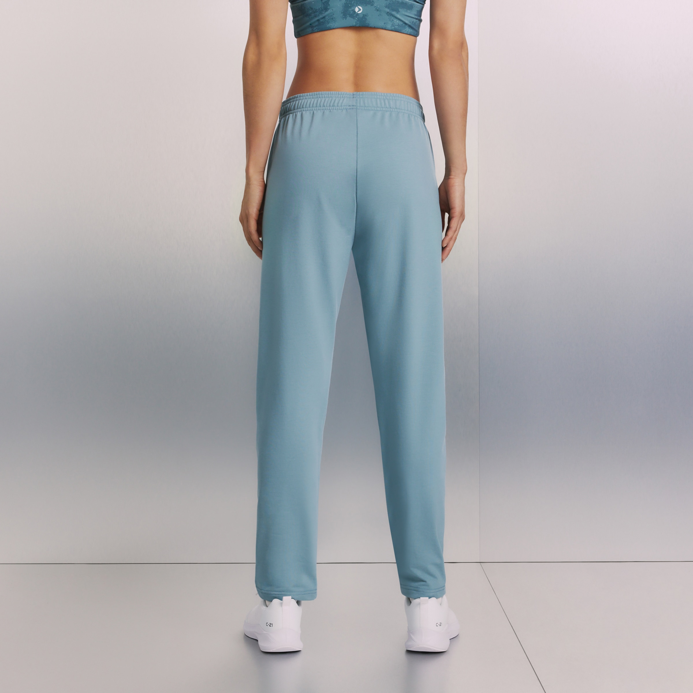 Calças Regular Sportcasual de Mulher Índigo-3
