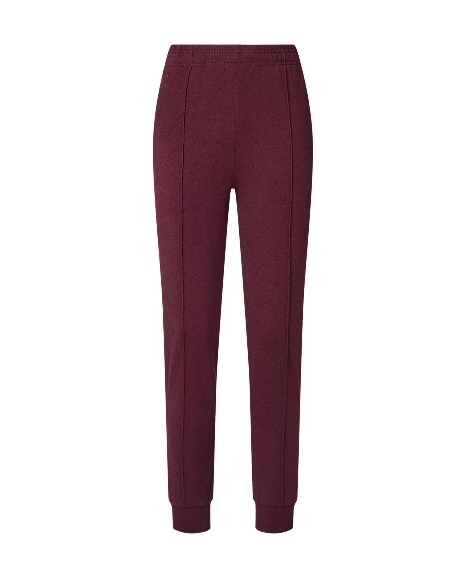 Pantalón con puño Sportcasual de mujer Boomerang - Ciruela Ciruela-4