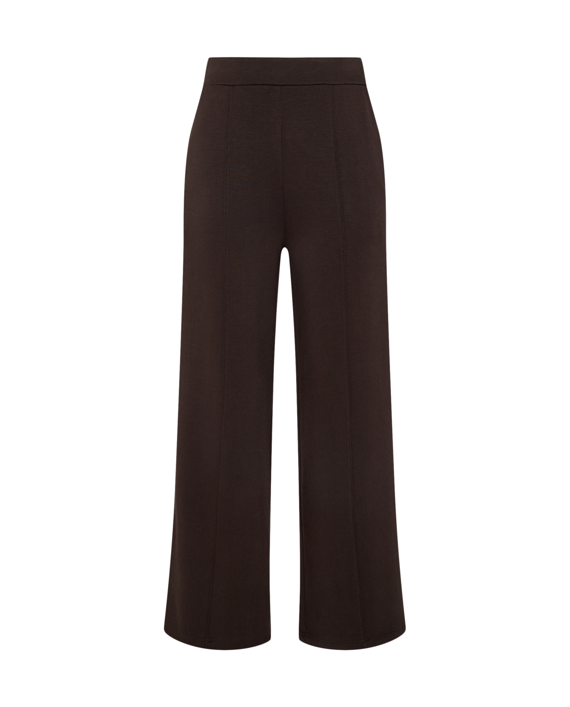 Pantalón Flare viscosa de Sportcasual de mujer Boomerang - Chocolate Chocolate-4