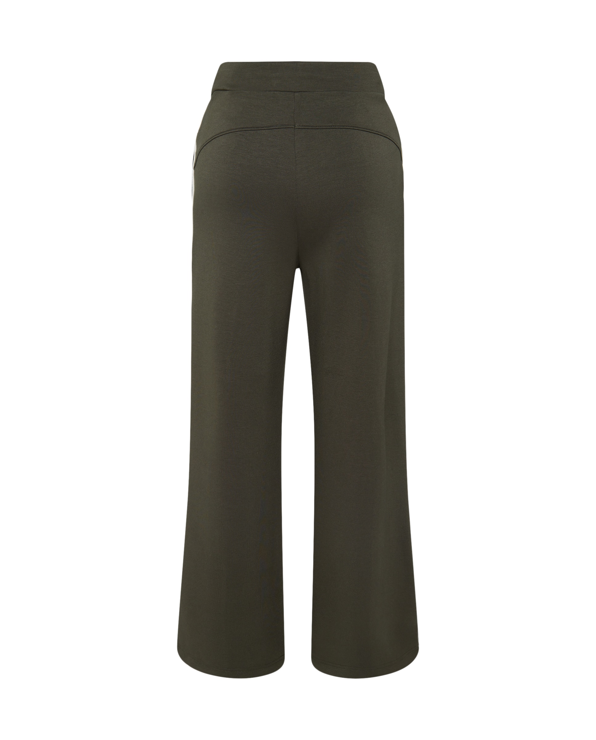 Calças Flare de Viscose Sportcasual de Mulher 580 Musgo-2