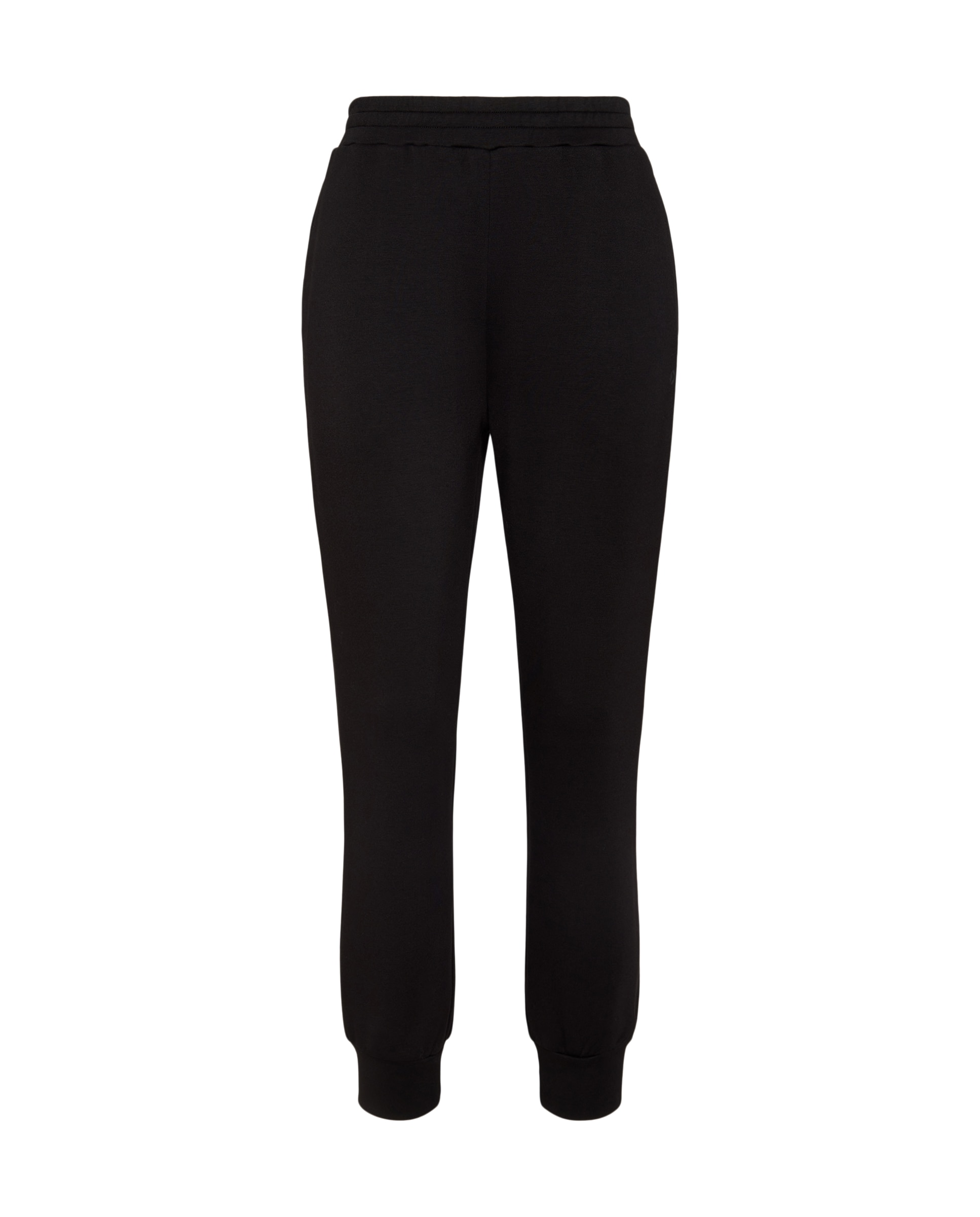 Pantalón con puño viscosa de Sportcasual de mujer Boomerang - Negro Negro-4