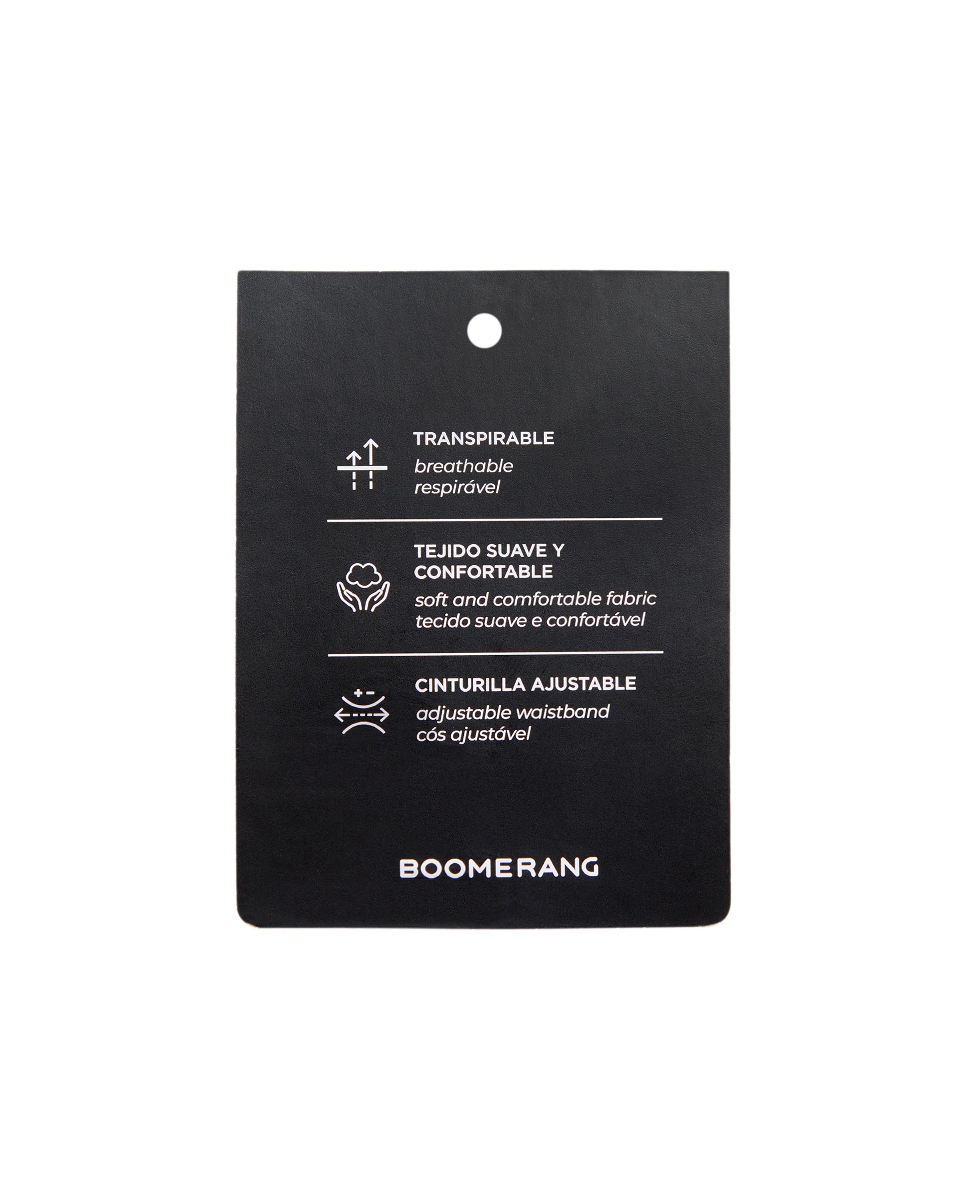 Pantalón con puño viscosa de Sportcasual de mujer Boomerang - Negro Negro-6