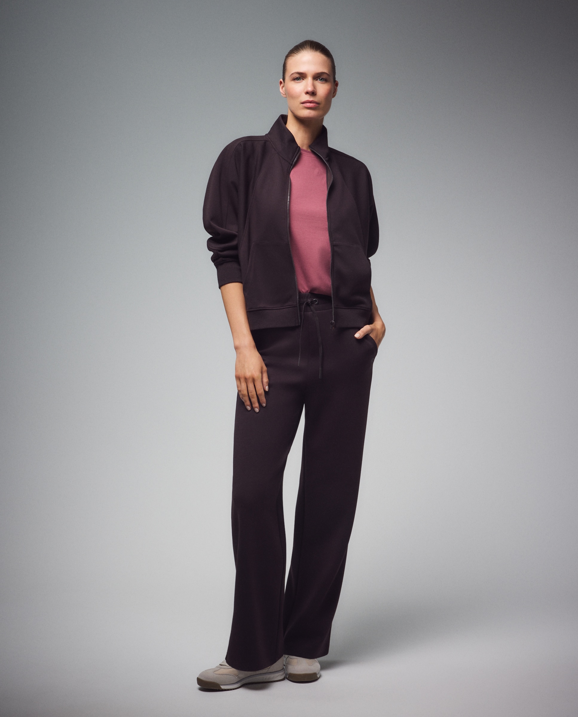 Imagen 1 de Pantalón ancho viscosa de Sportcasual de mujer Boomerang - Chocolate Chocolate