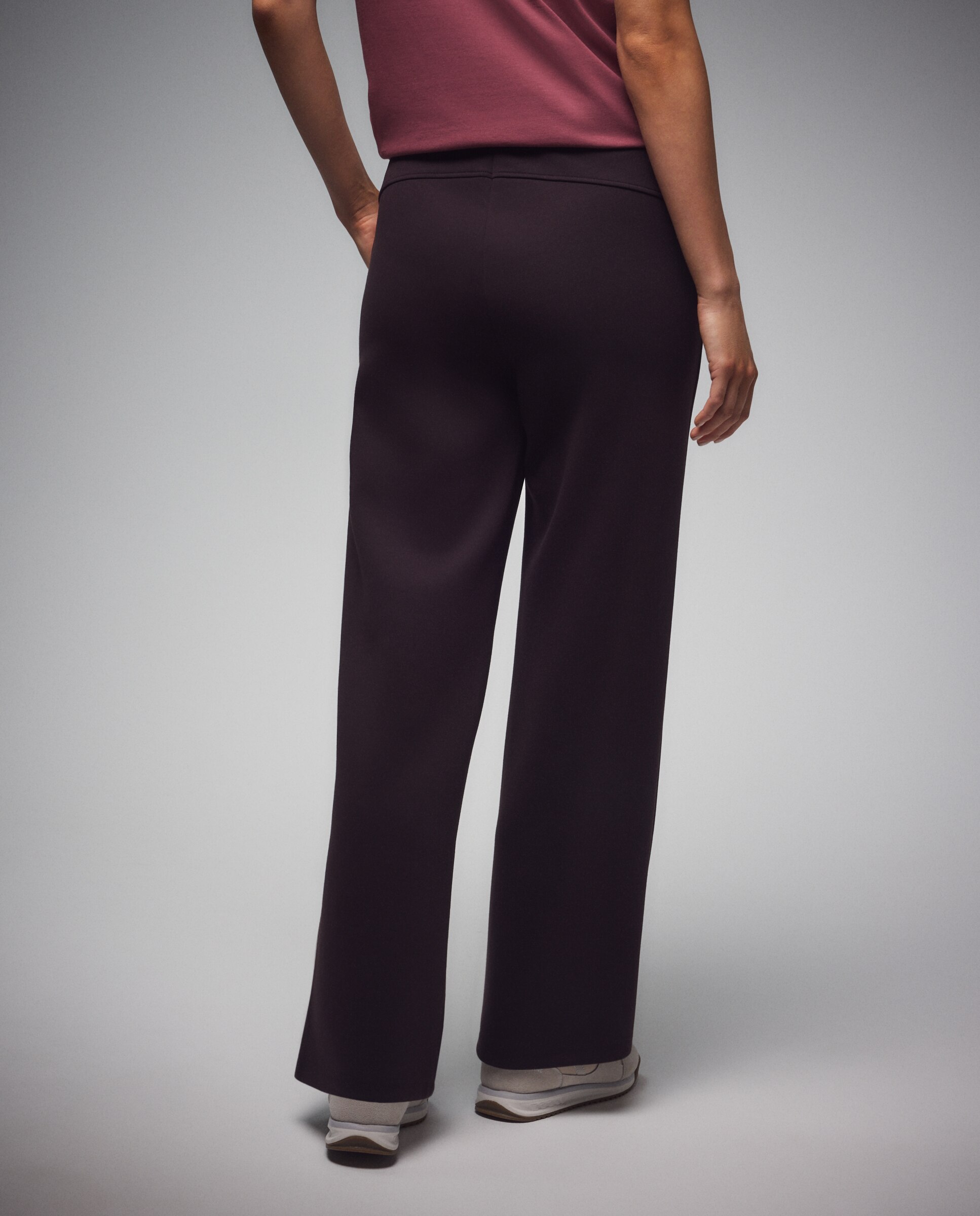 Imagen 3 de Pantalón ancho viscosa de Sportcasual de mujer Boomerang - Chocolate Chocolate