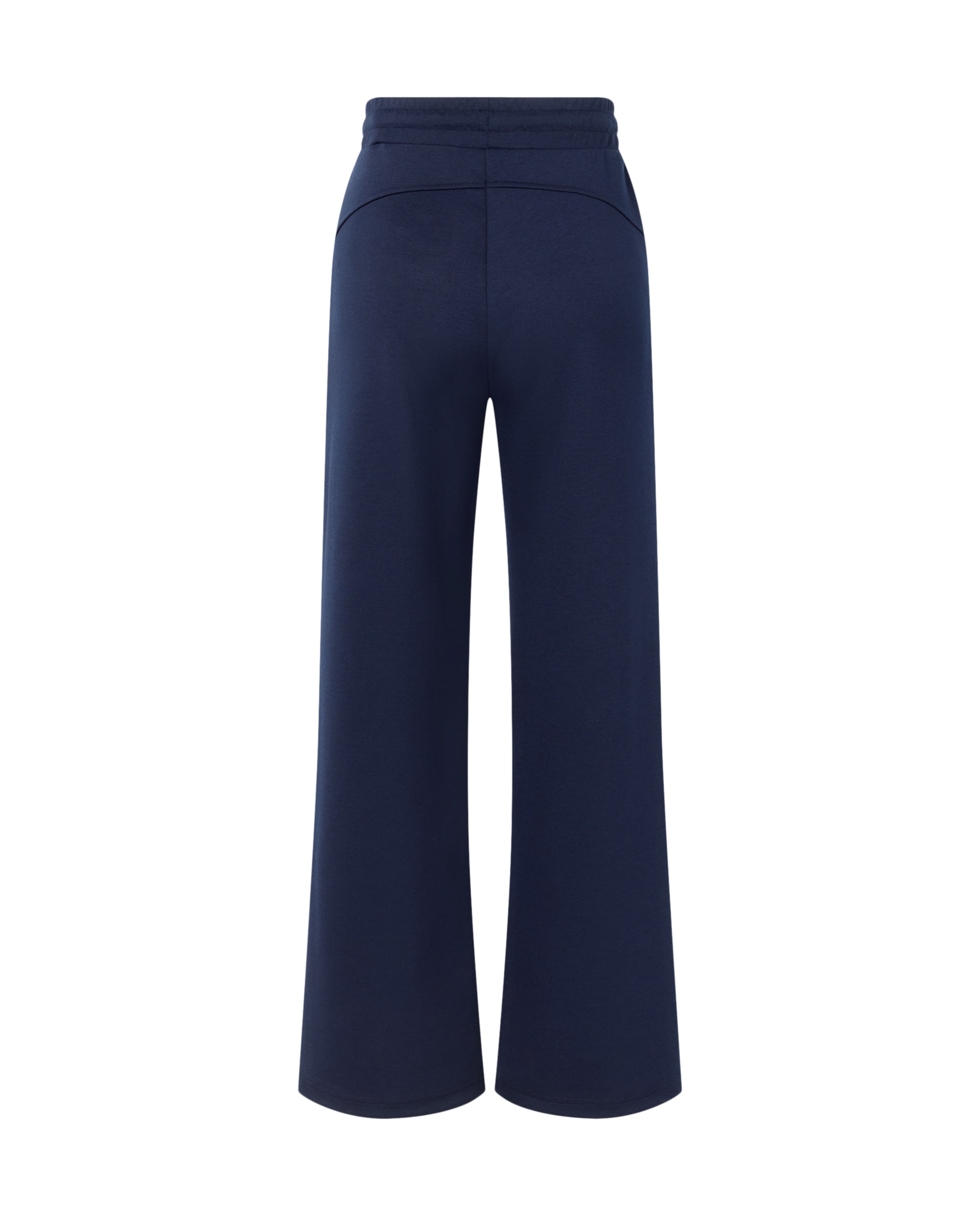 Calças com Punho de Viscose Sportcasual de Mulher Azul-marinho-2