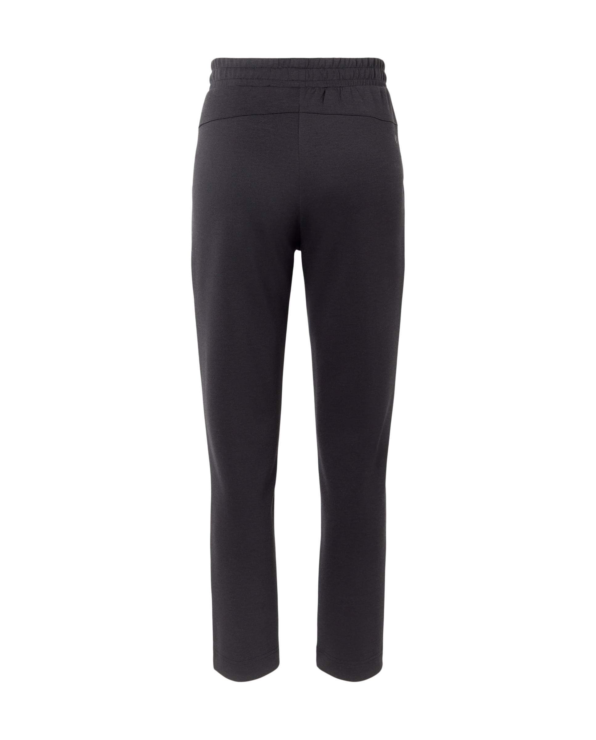 Calças Regular de Viscose Sportcasual de Mulher Preto-5