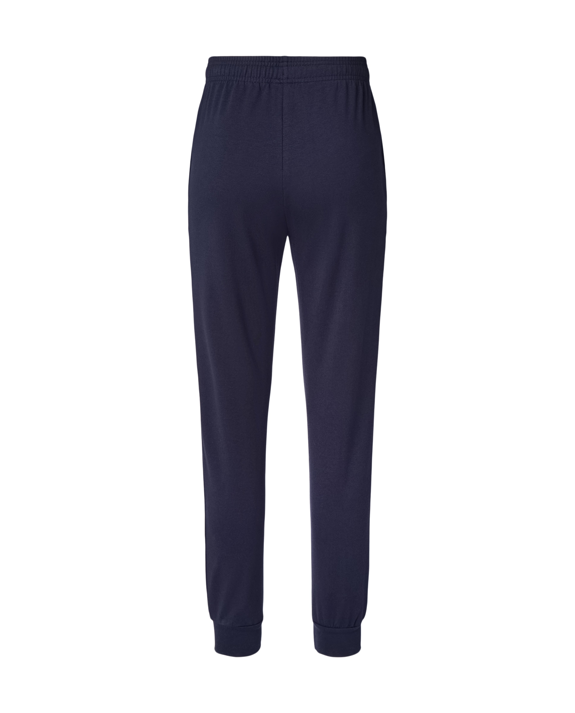 Calças com Punho Sportcasual de Mulher Azul-marinho-2