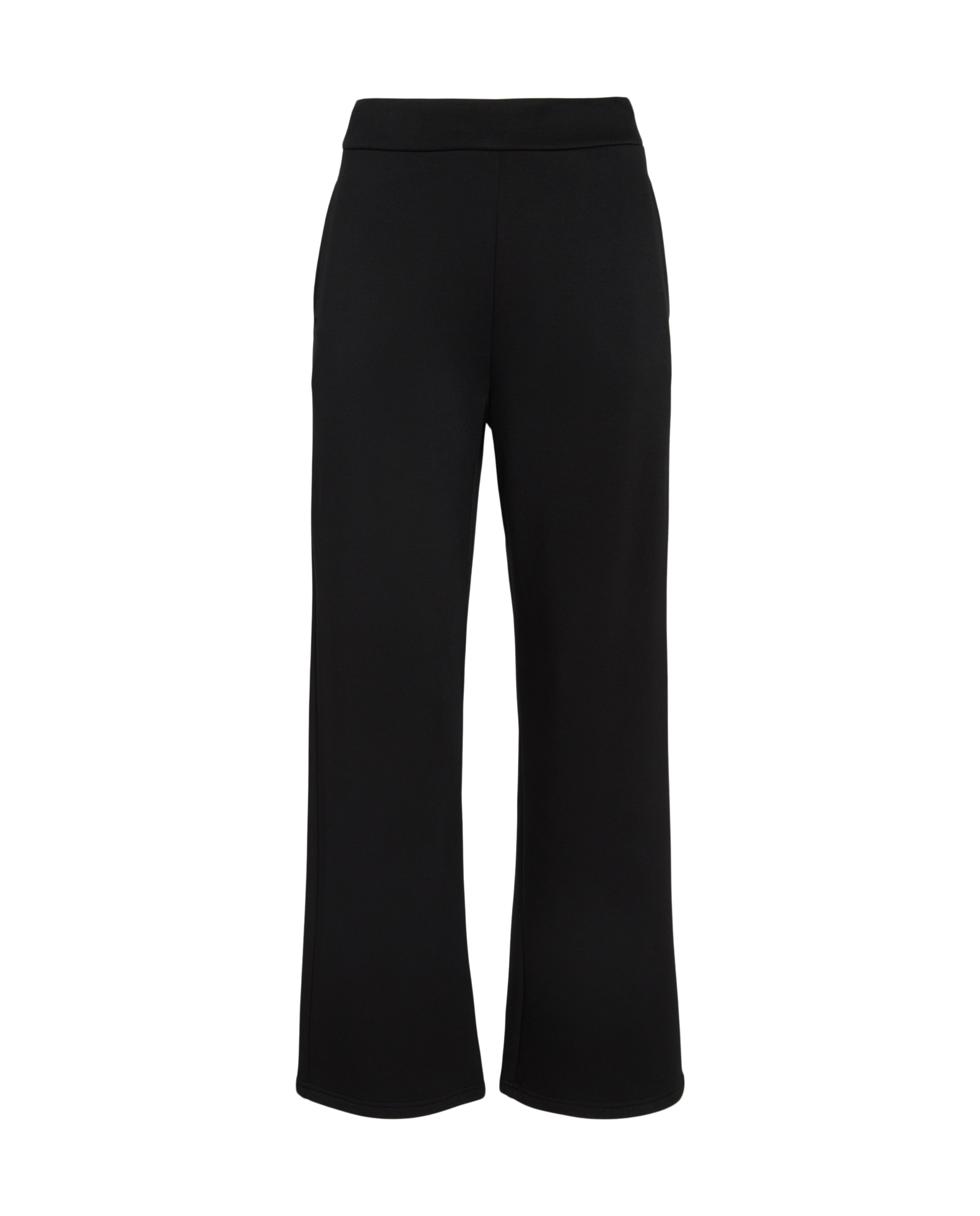 Pantalón ancho Modal cálido Sportcasual de mujer Boomerang - Negro Negro-4
