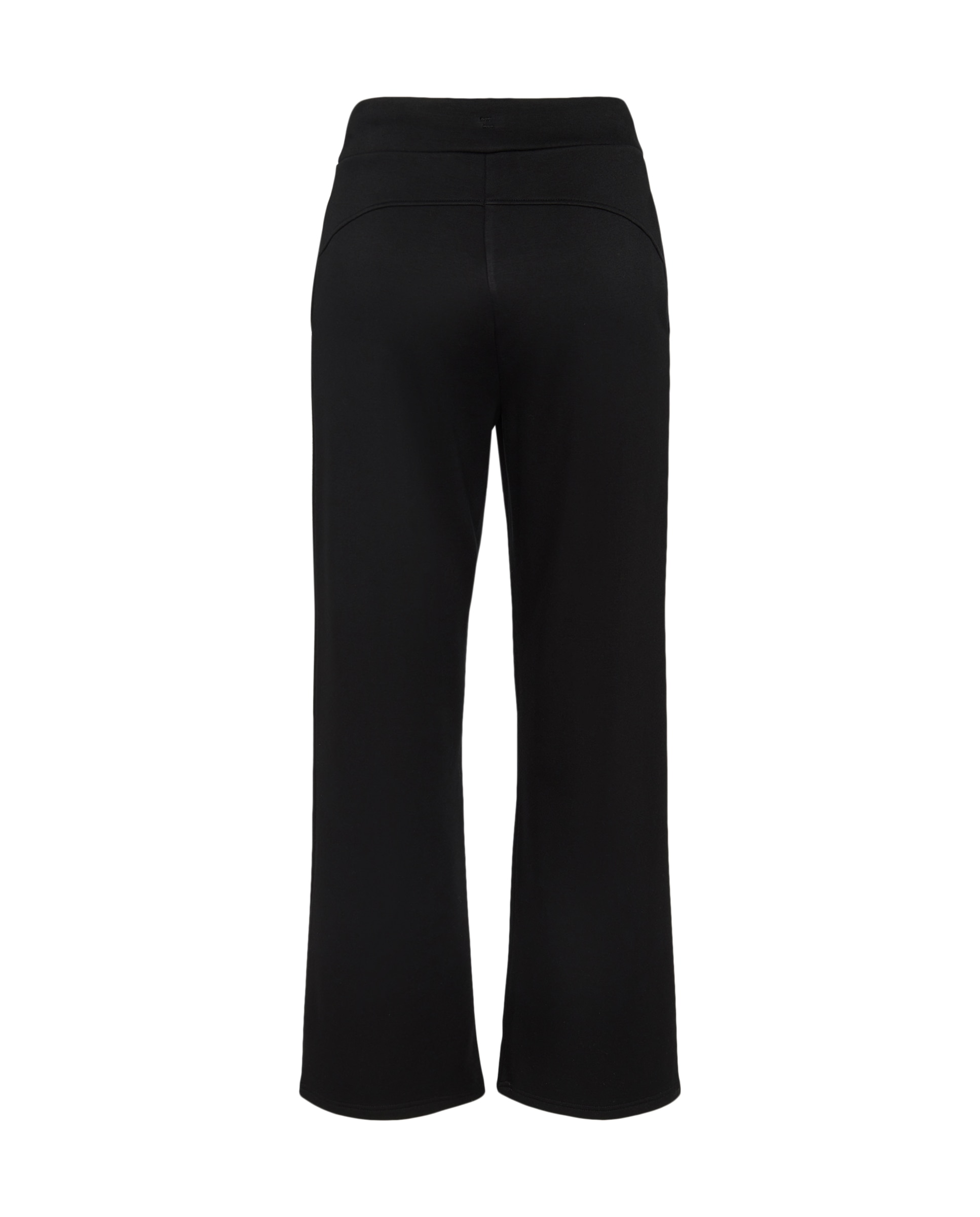 Pantalón ancho Modal cálido Sportcasual de mujer Boomerang - Negro Negro-5