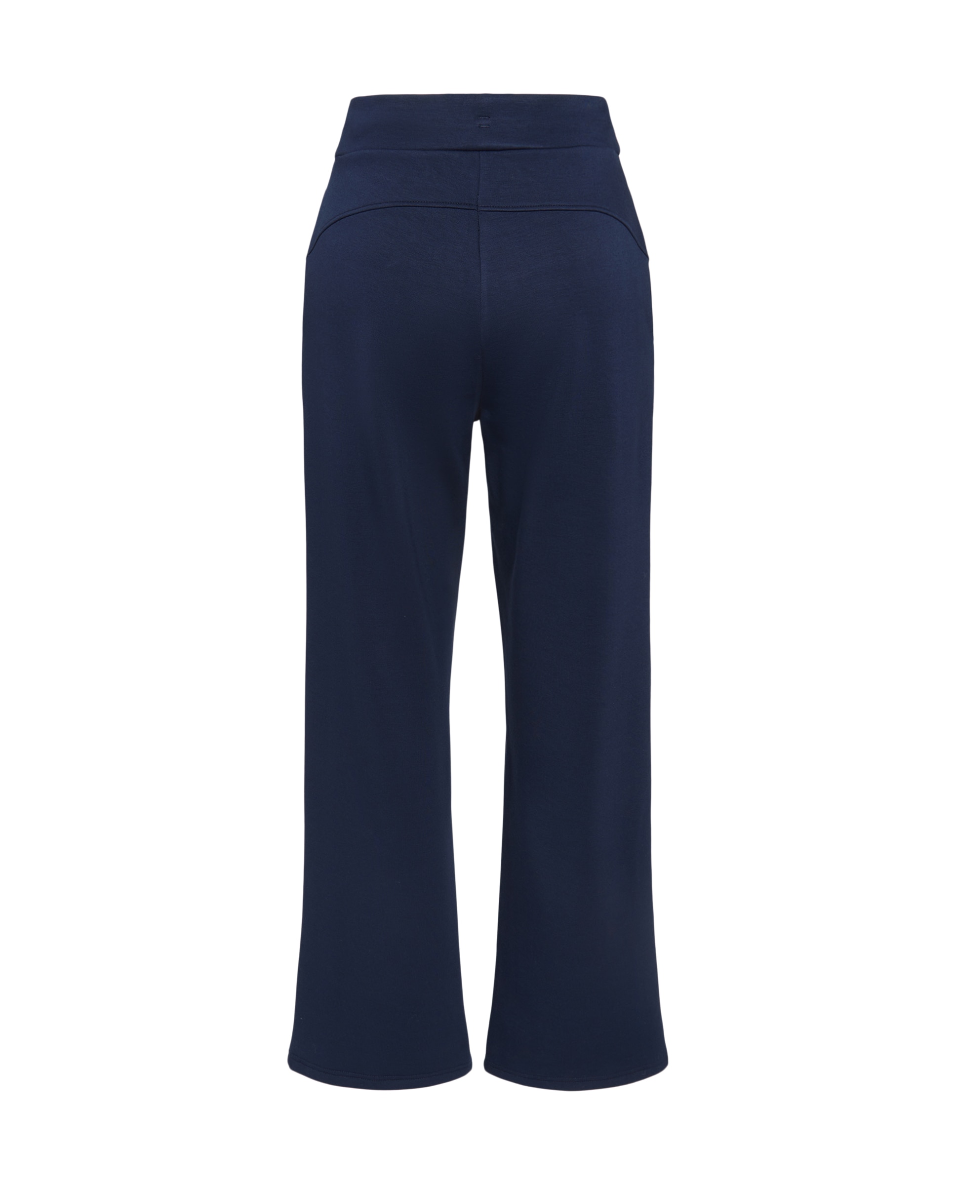Calças Largas de Modal Quentes Sportcasual de Mulher Azul-marinho-5