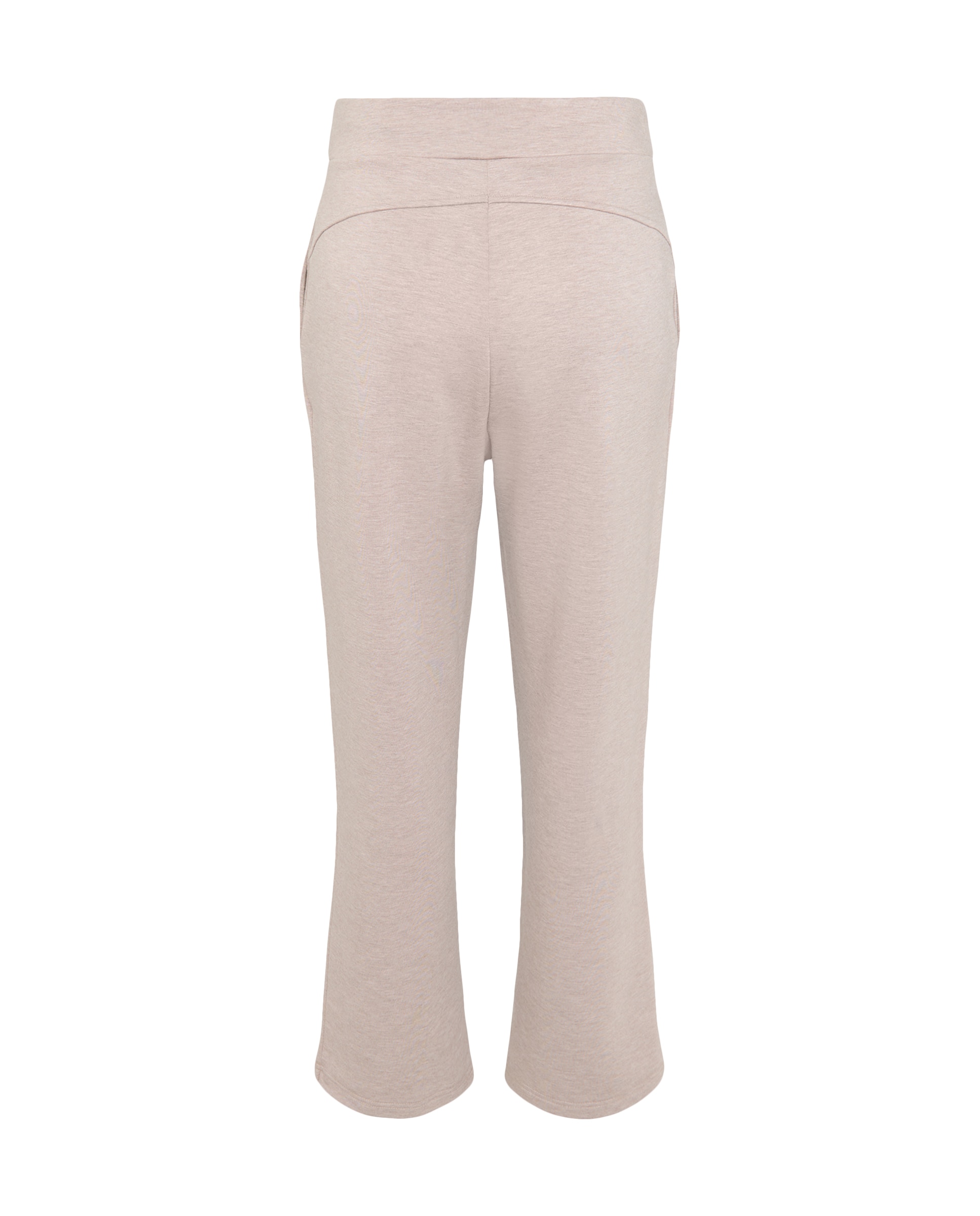 Calças Largas de Modal Quentes Sportcasual de Mulher 730 Camel-2