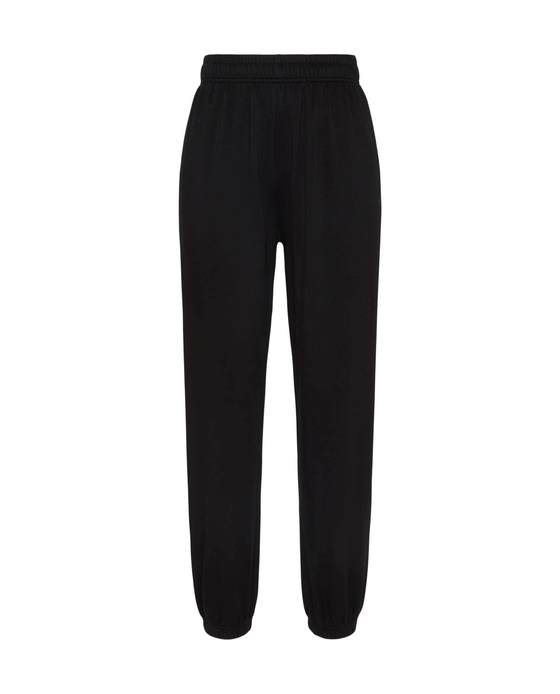 Pantalón con puño Modal cálido Sportcasual de mujer Boomerang - Negro Negro-4
