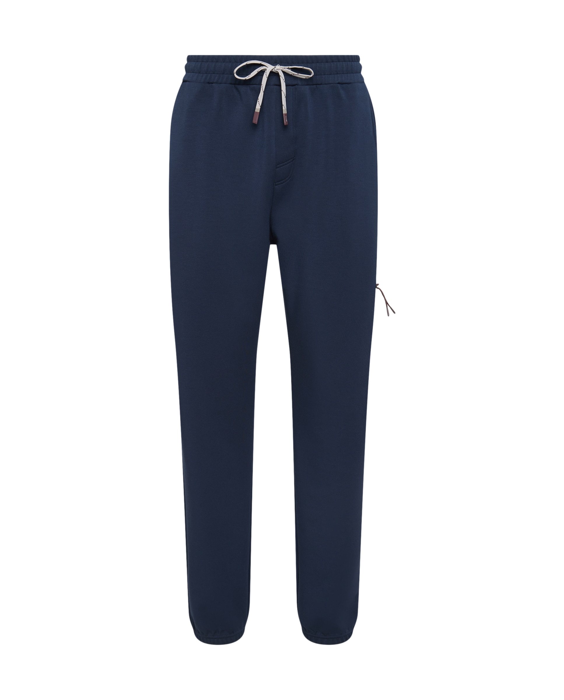 Calças de Modal com Punho Sportcasual de Homem Azul-marinho-4