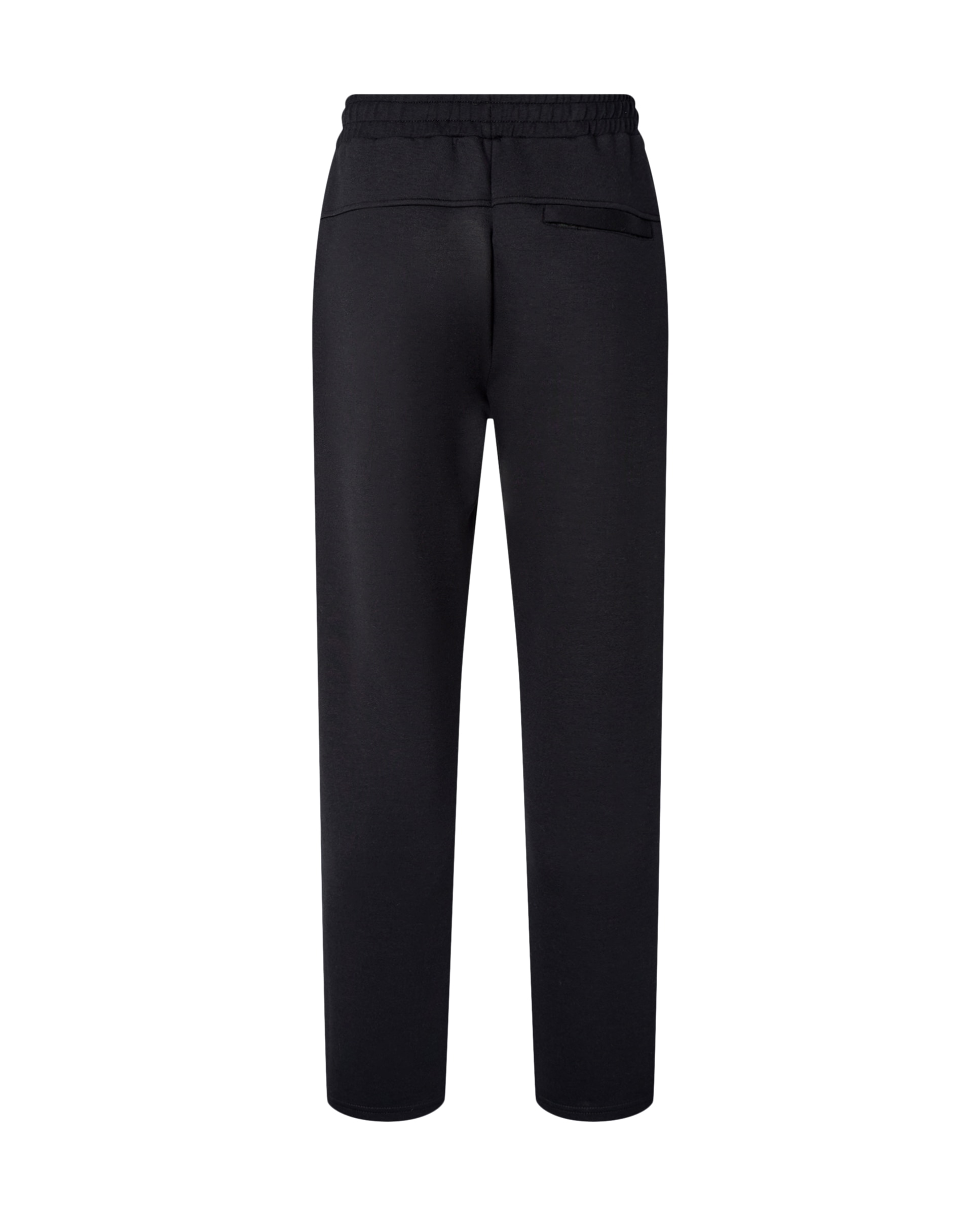 Pantalón largo recto de viscosa de sportcasual de hombre Boomerang - Negro Negro-5