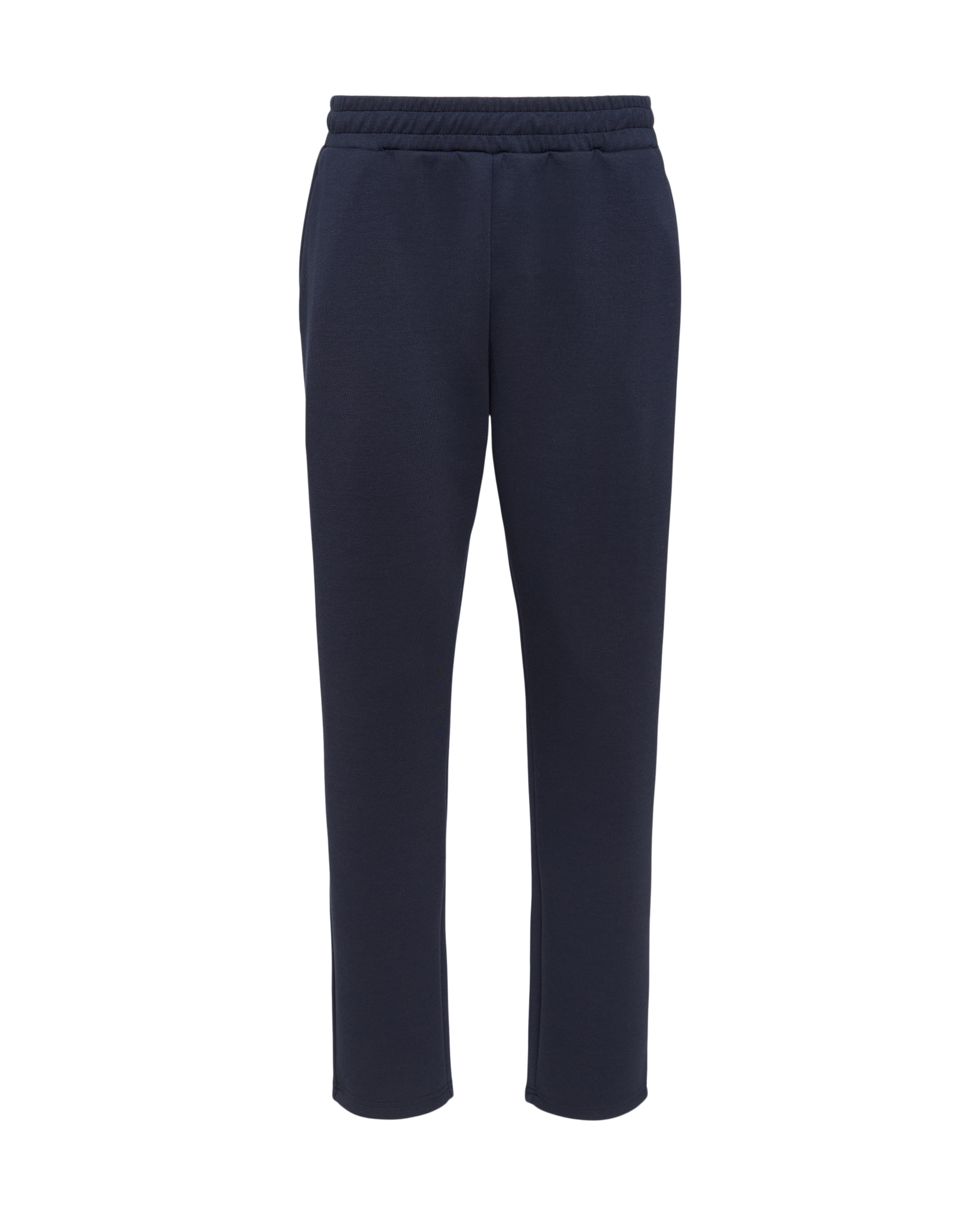 Pantalón largo recto de viscosa de sportcasual de hombre Boomerang - Azul tinta Azul tinta-4