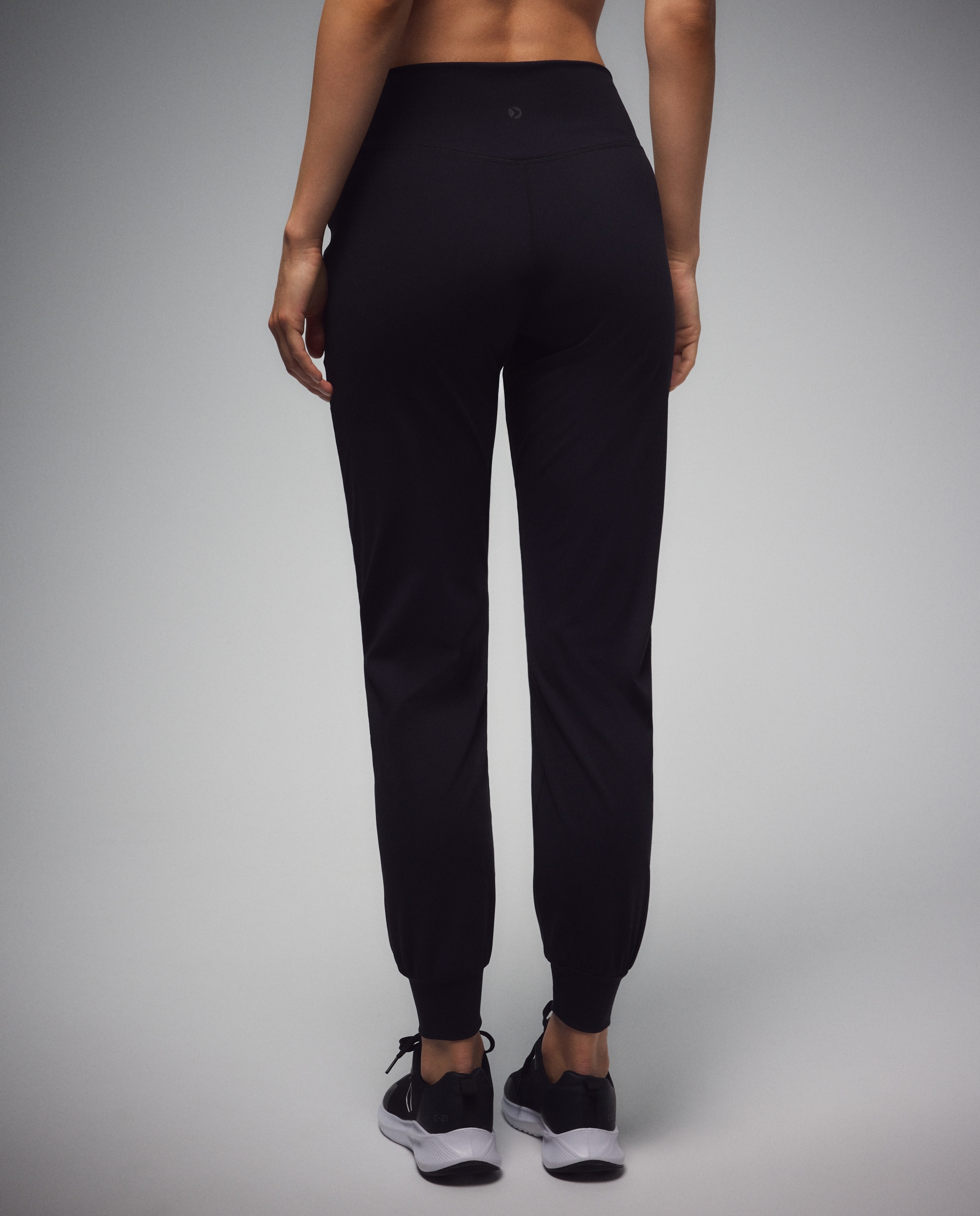Pantalón largo puño de training de mujer Boomerang - Negro Negro-3