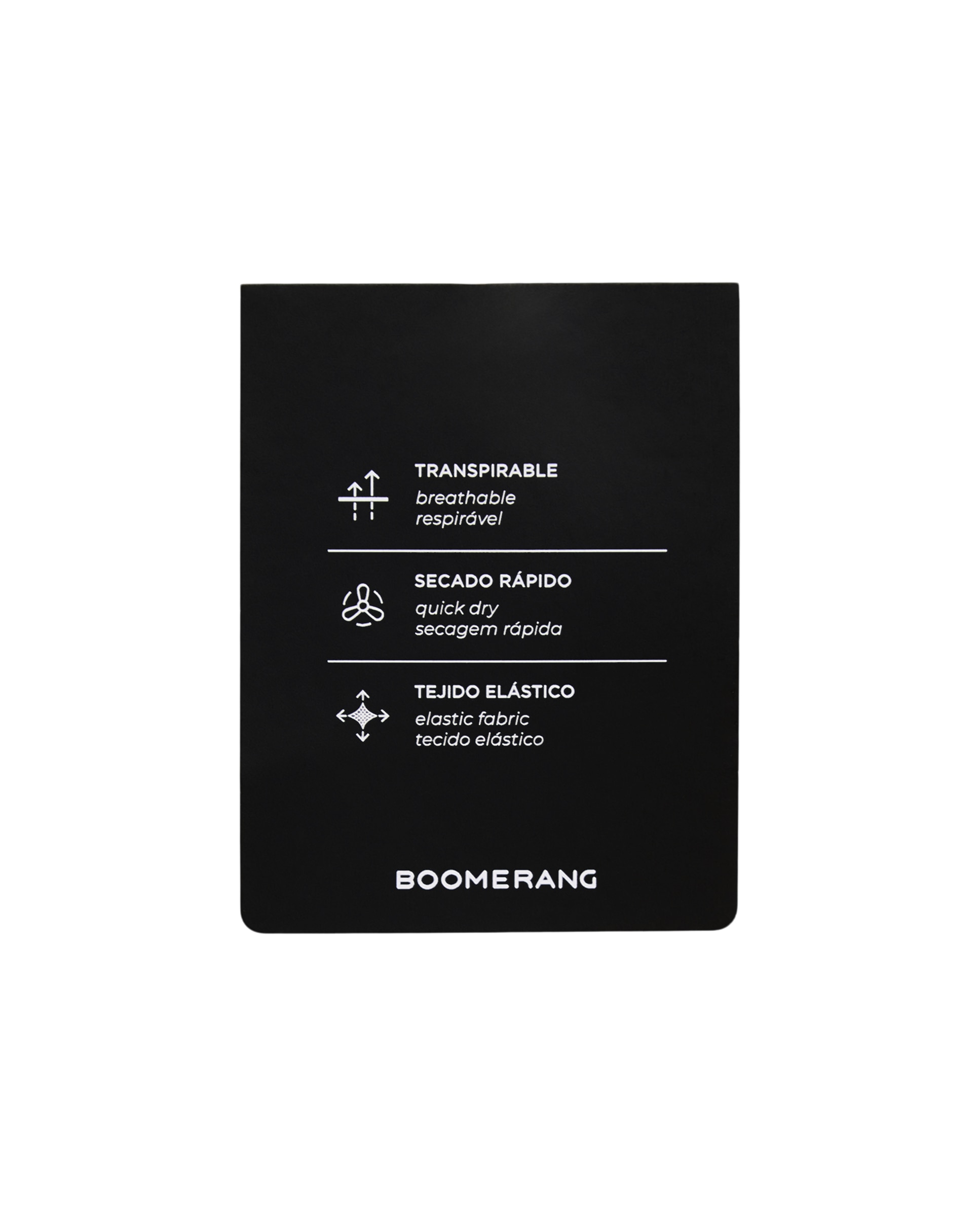 Pantalón largo puño de training de mujer Boomerang - Negro Negro-6
