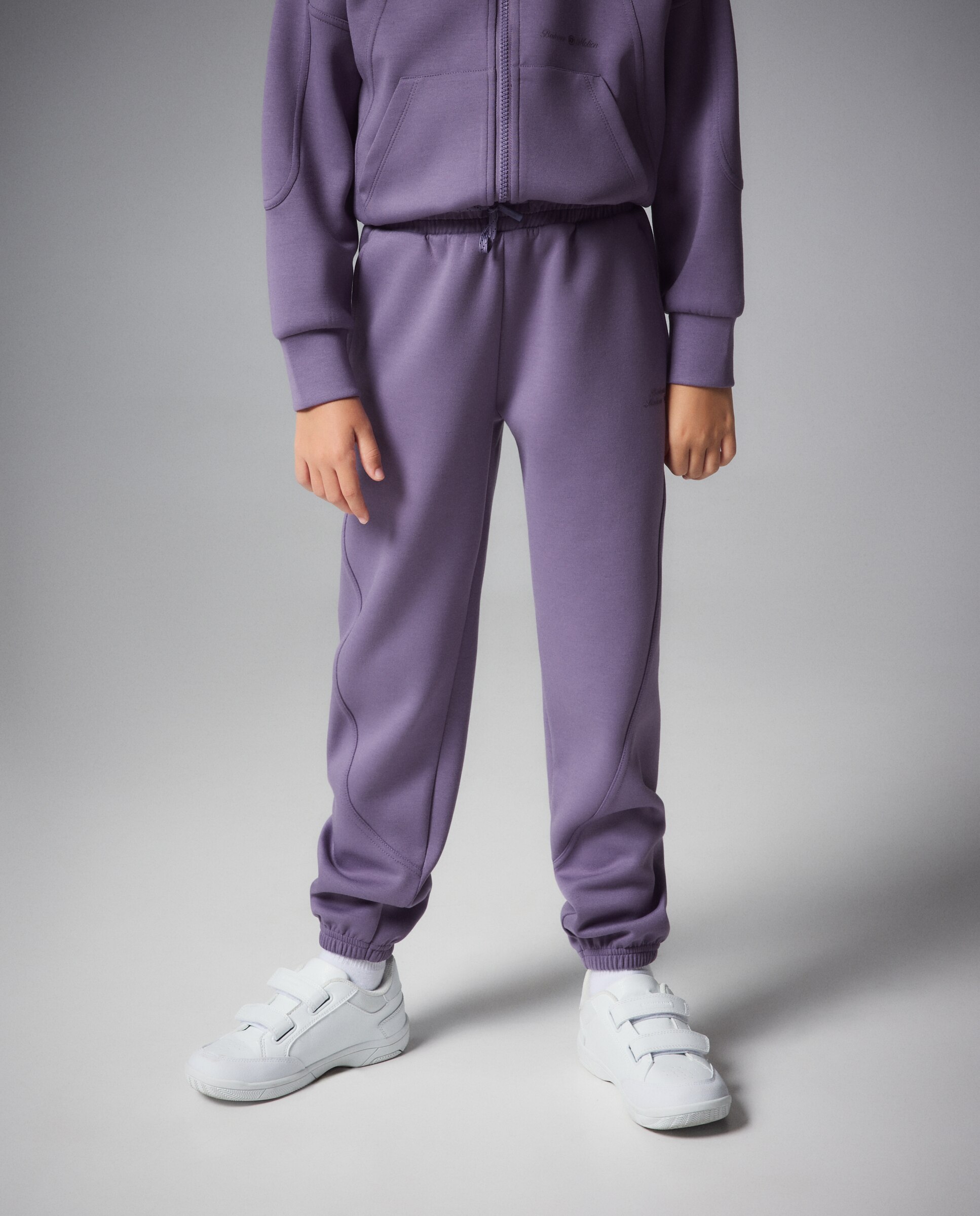 Pantalón largo de viscosa de sportcasual de niña Boomerang - 282 Malva 282 Malva-2