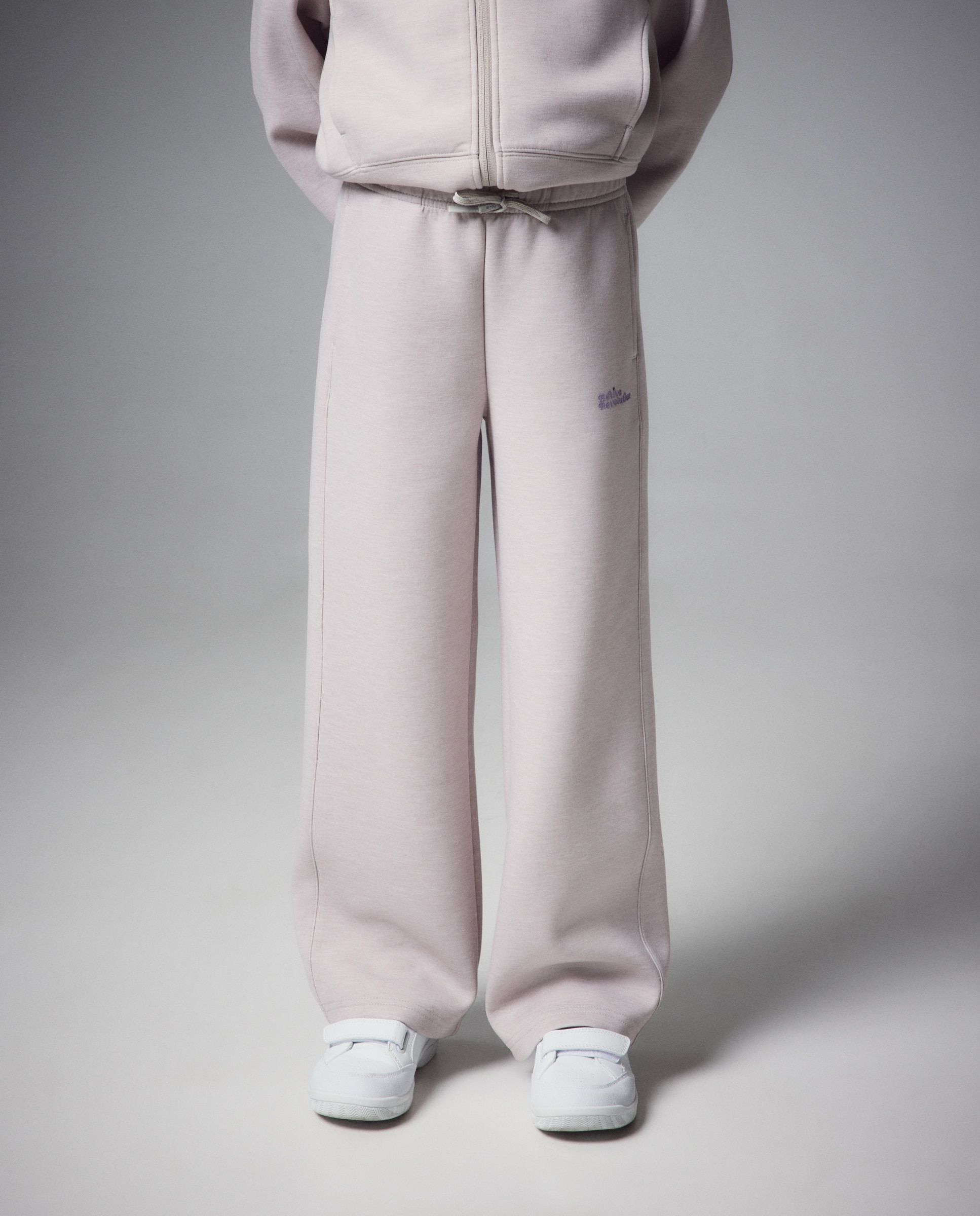 Calças Largas de Viscose Sportcasual de Menina 850 Pedra-2