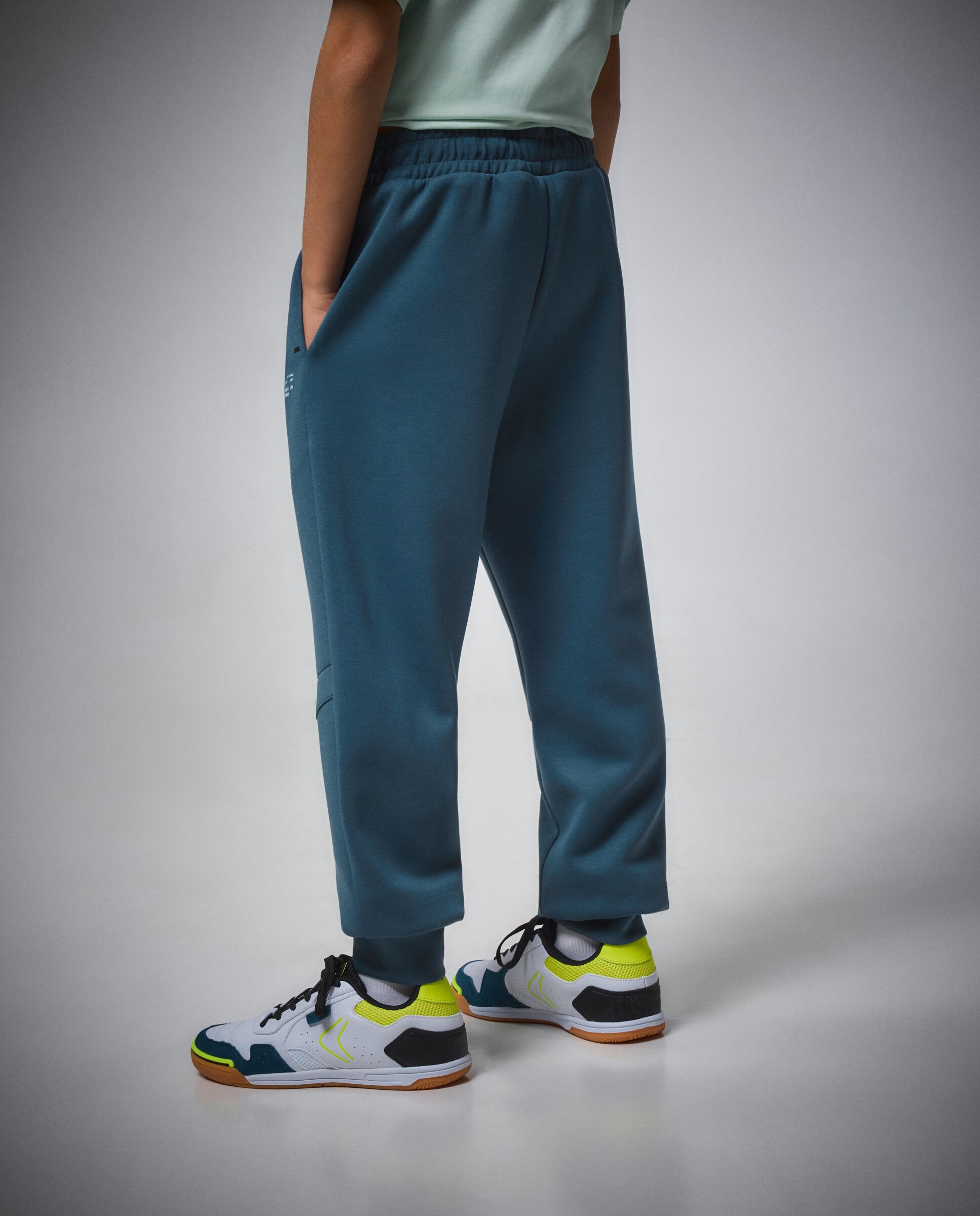 Calças com Punho de Viscose Sportcasual de Menino 510 Verde Claro-3