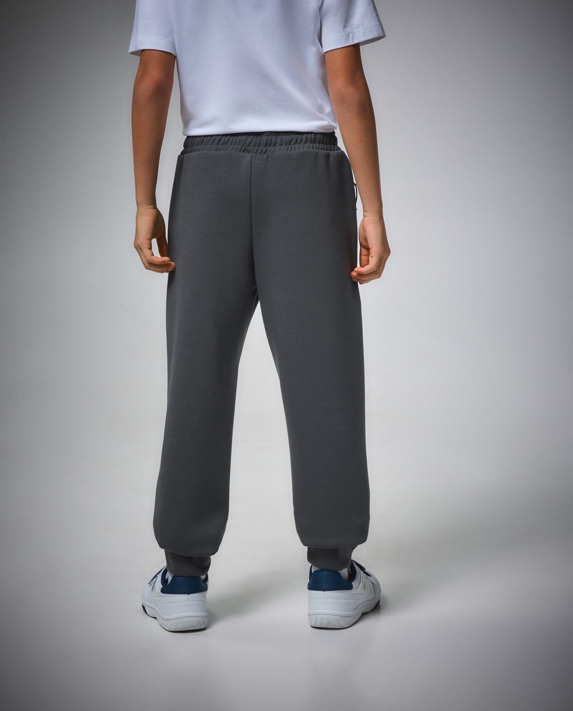 Pantalón con puño de viscosa de sportcasual de niño Boomerang - Verde Verde-3