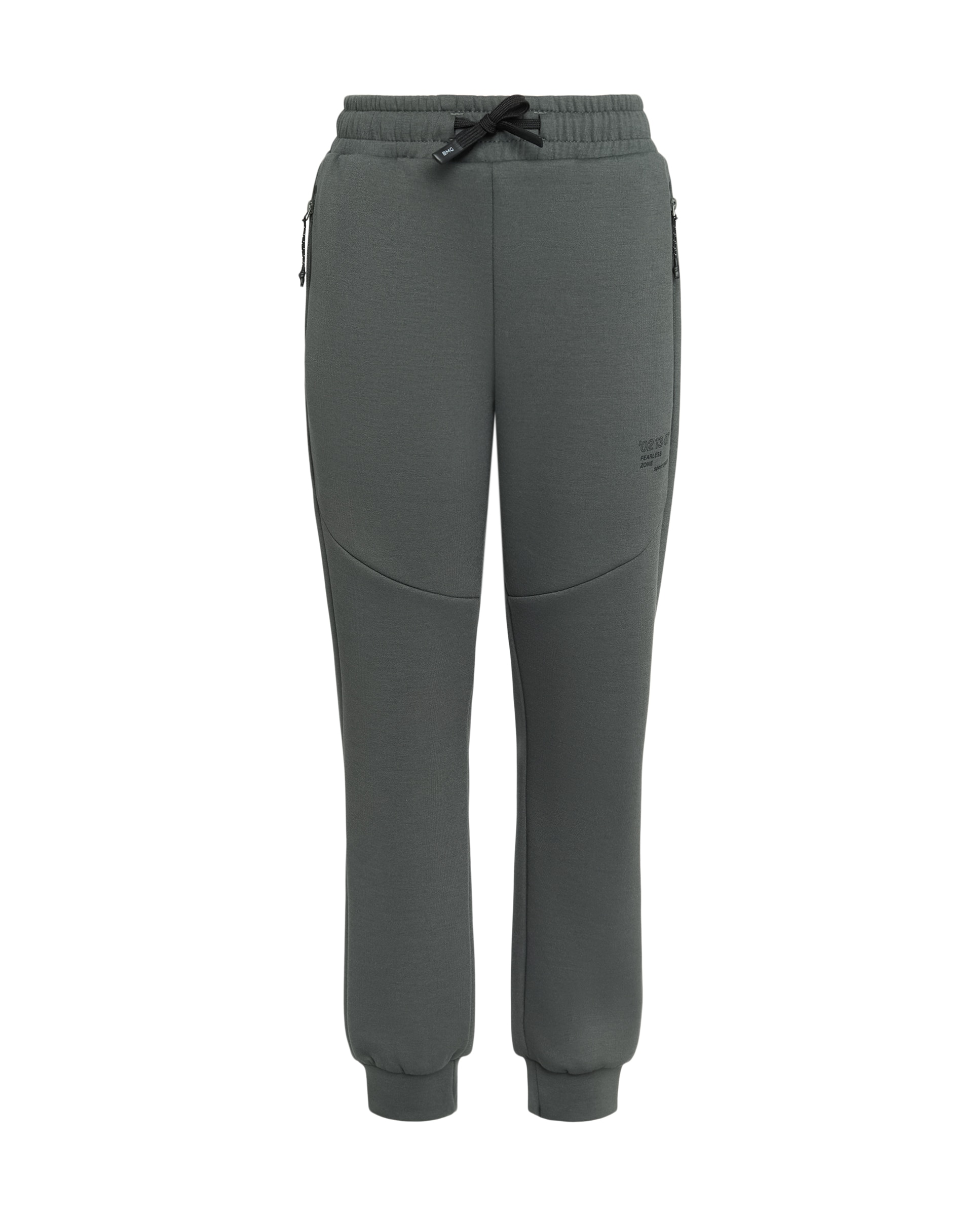 Pantalón con puño de viscosa de sportcasual de niño Boomerang - Verde Verde-4
