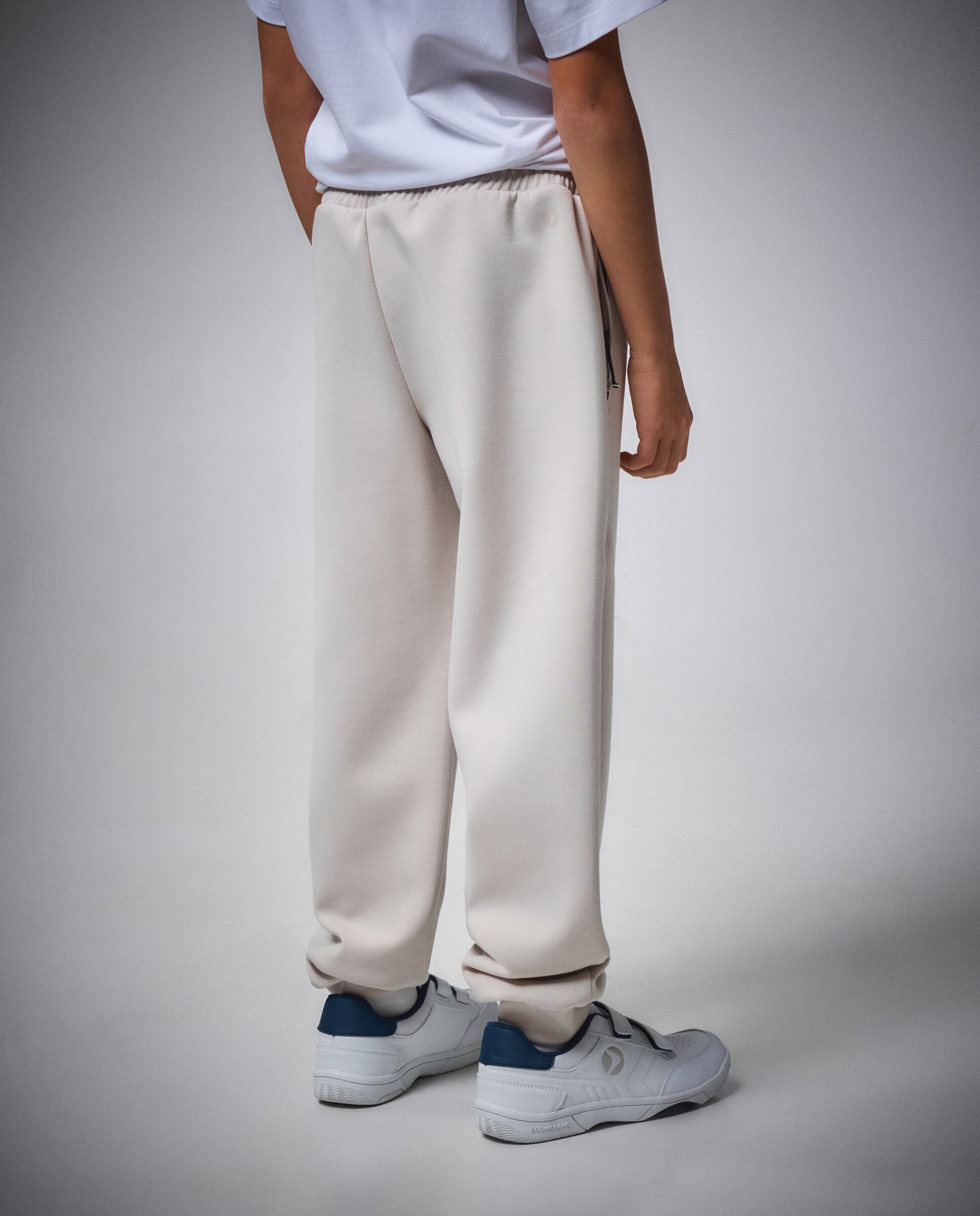 Calças com Punho de Viscose Sportcasual de Menino 850 Pedra-3