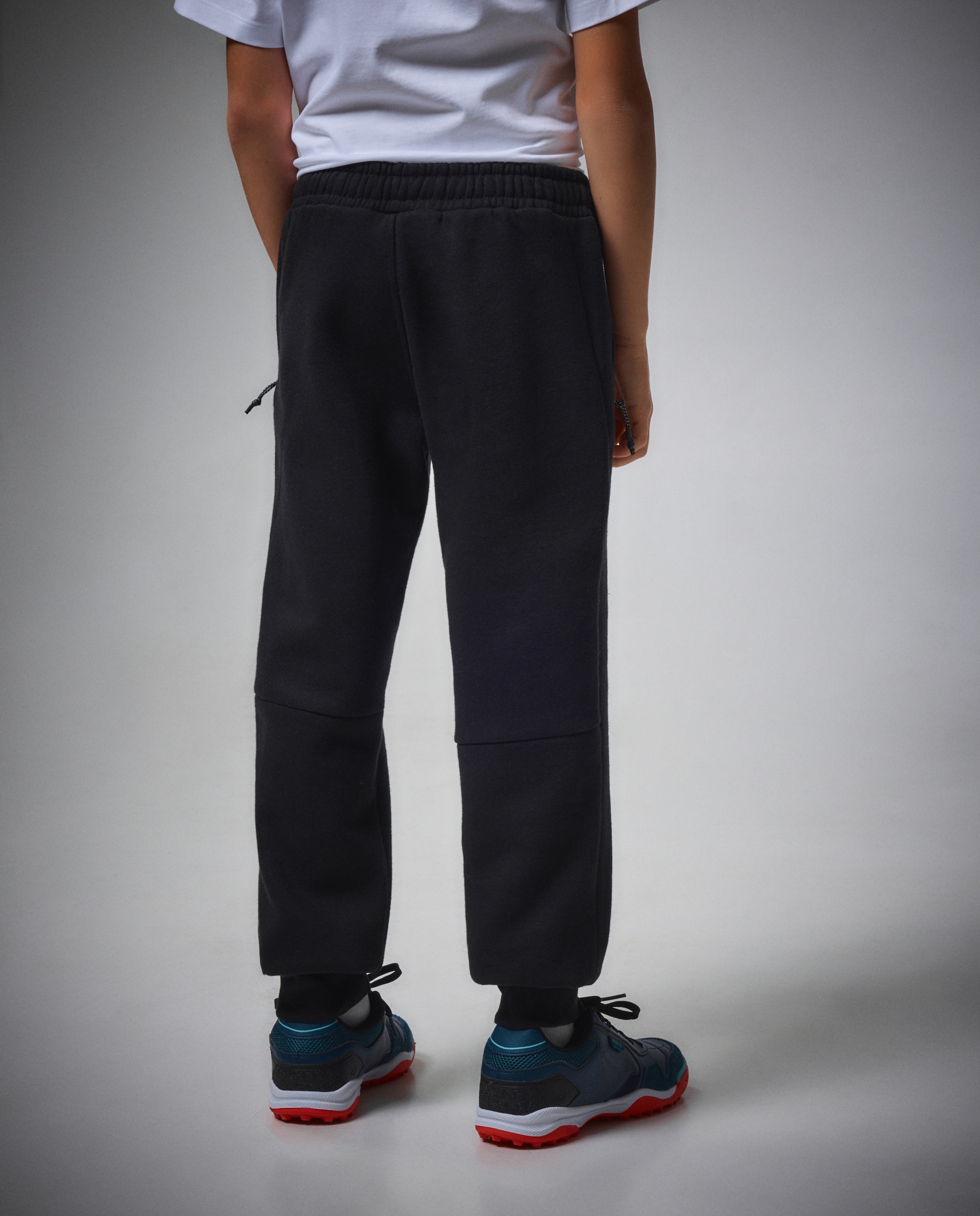 Pantalón con puño cálido sportcasual de niño Boomerang - Negro Negro-3